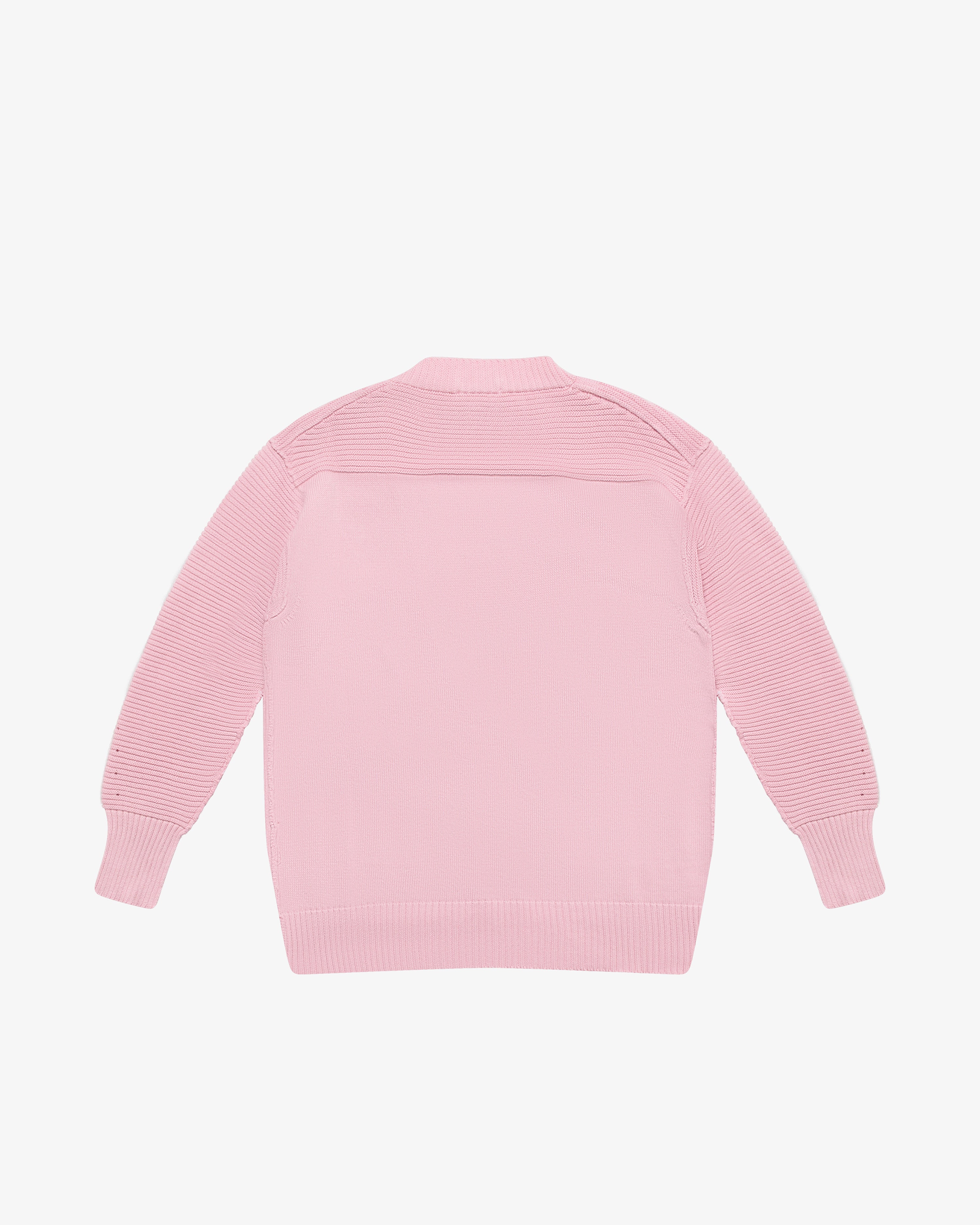 Cardigan in cotone rosa