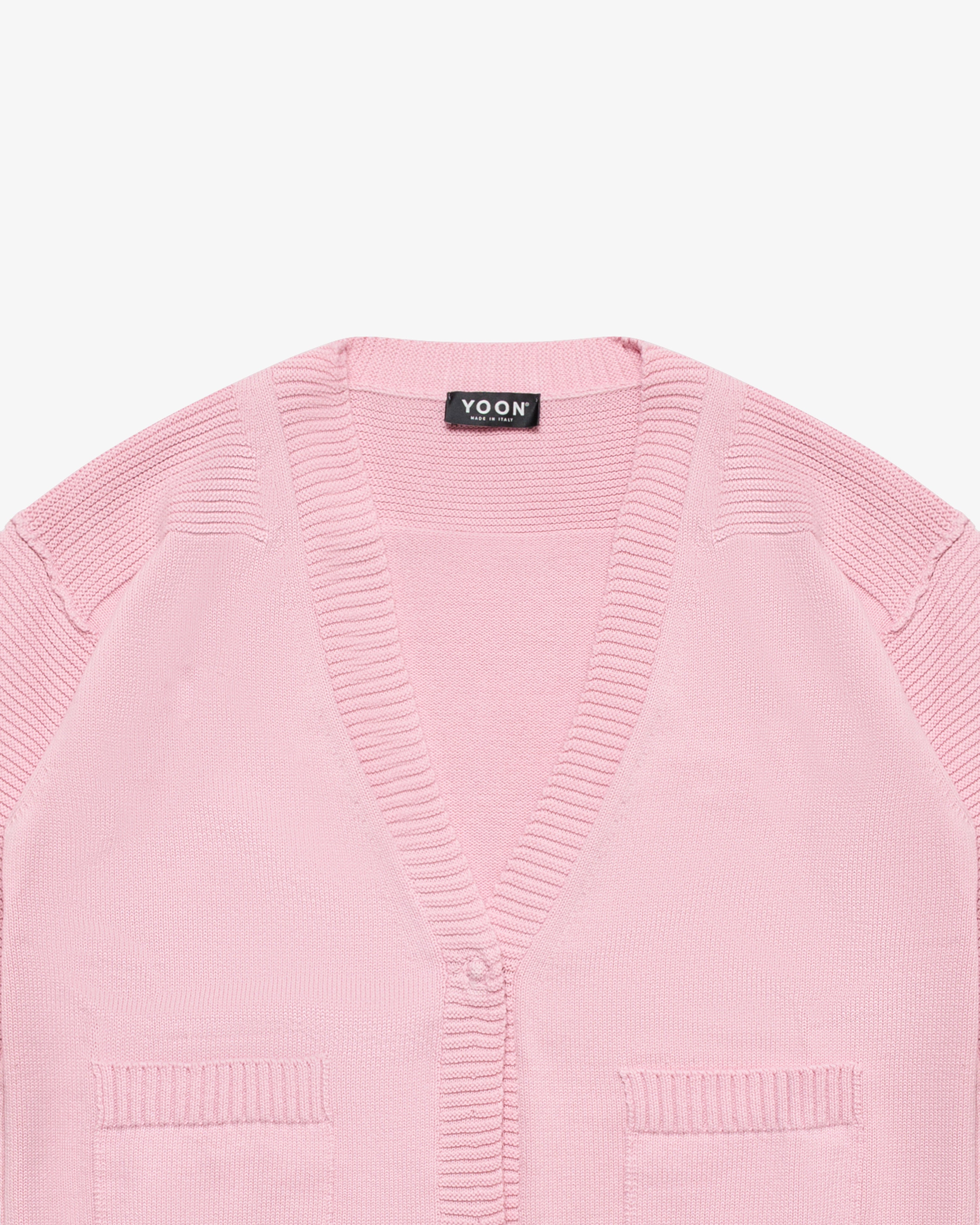 Pink cotton cardigan