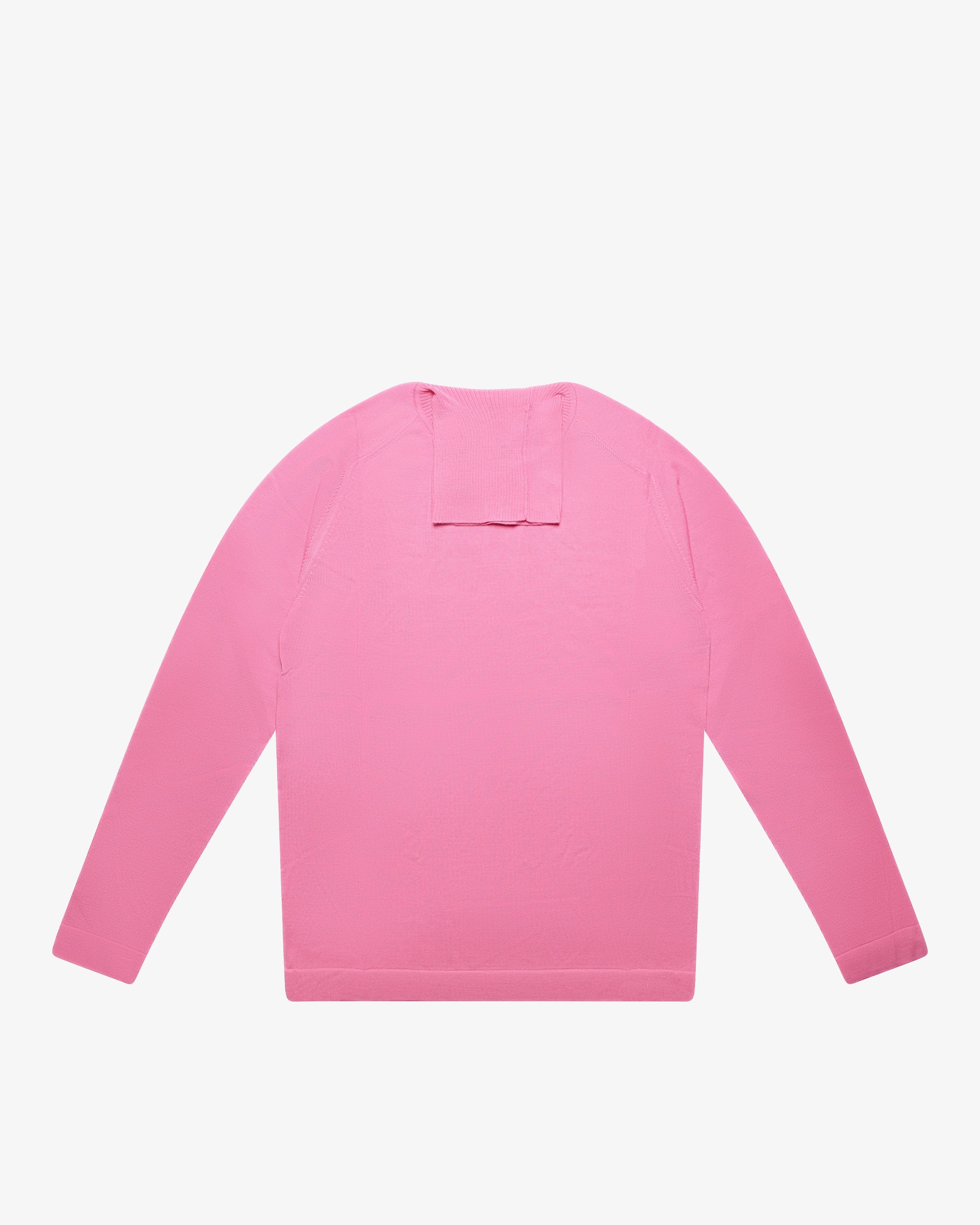 Pink Wool Turtleneck Sweater