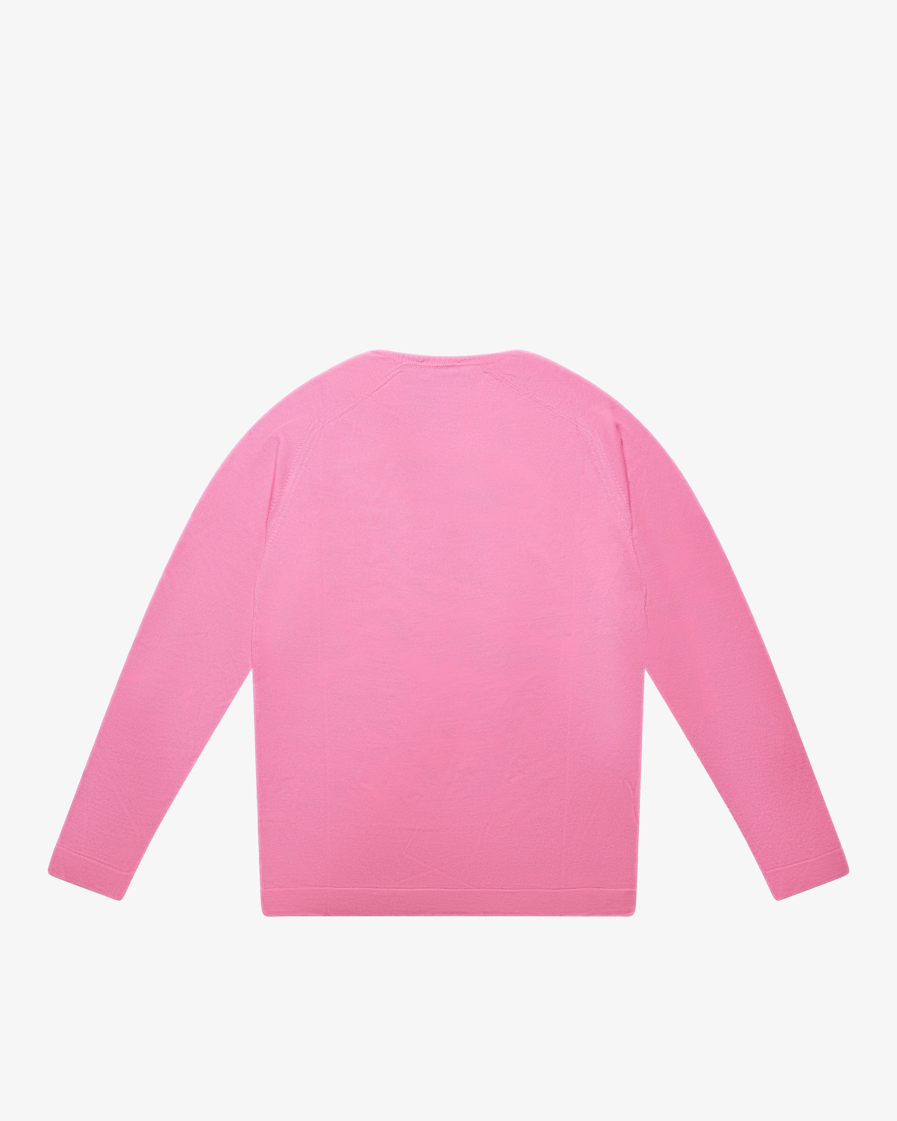 Pink Wool Turtleneck Sweater