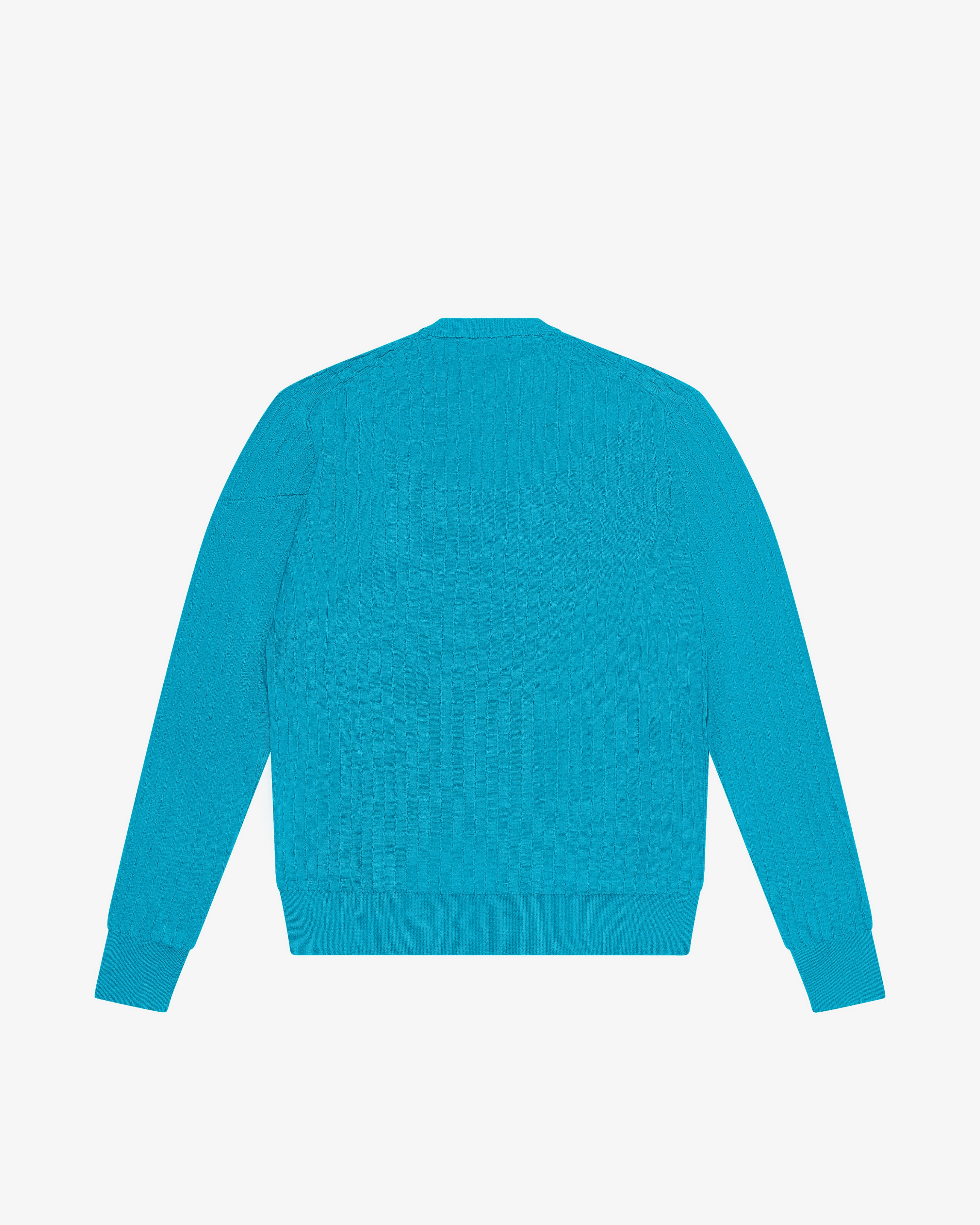Light blue cotton crewneck sweater
