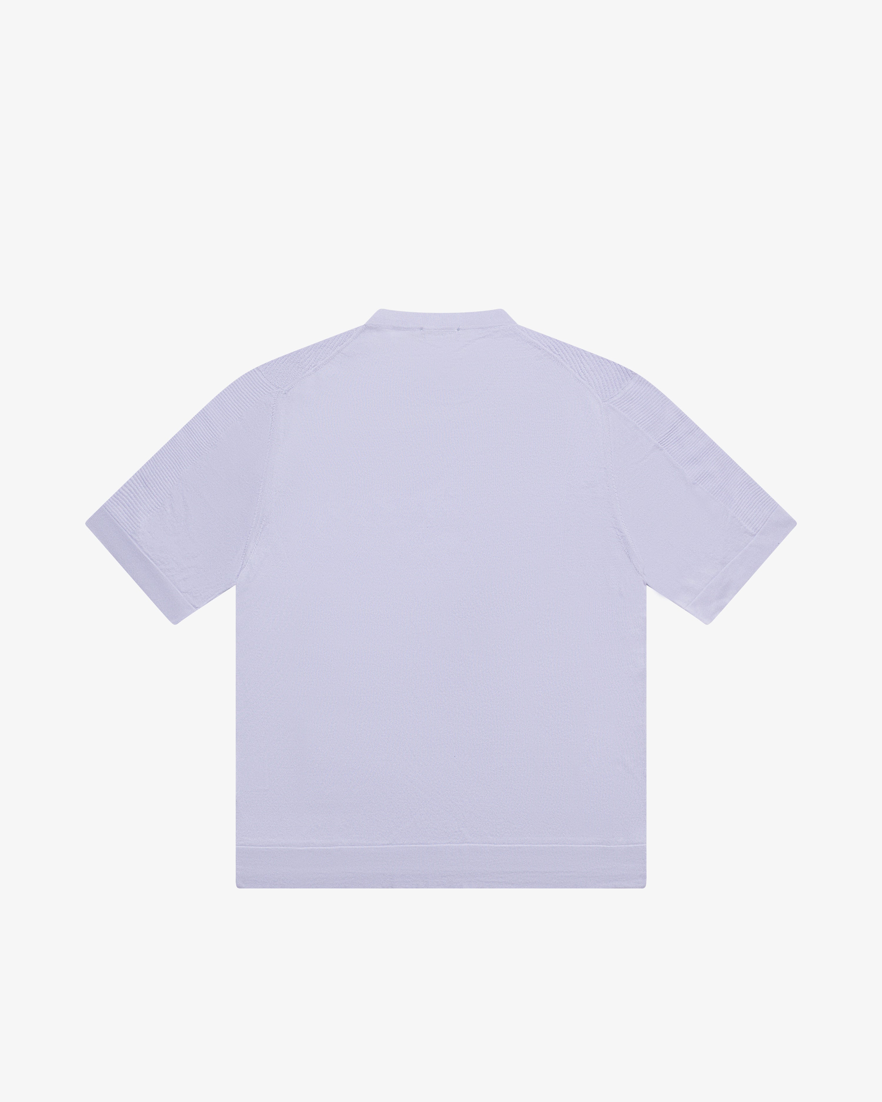 Maglia girocollo in cotone lilla