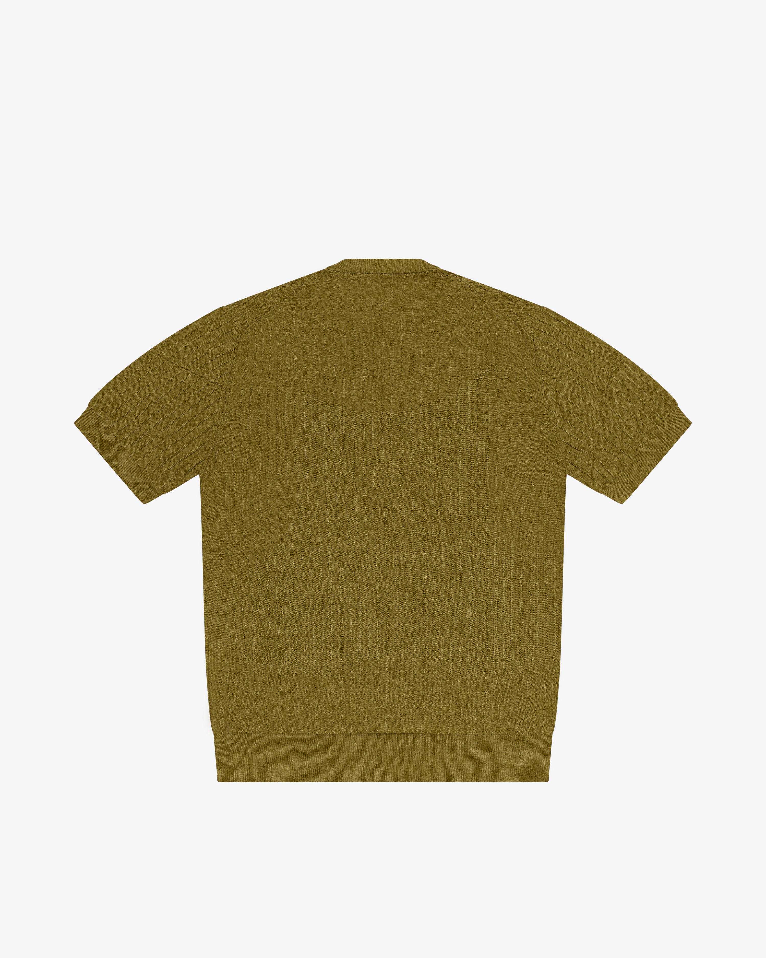 Green cotton crewneck sweater