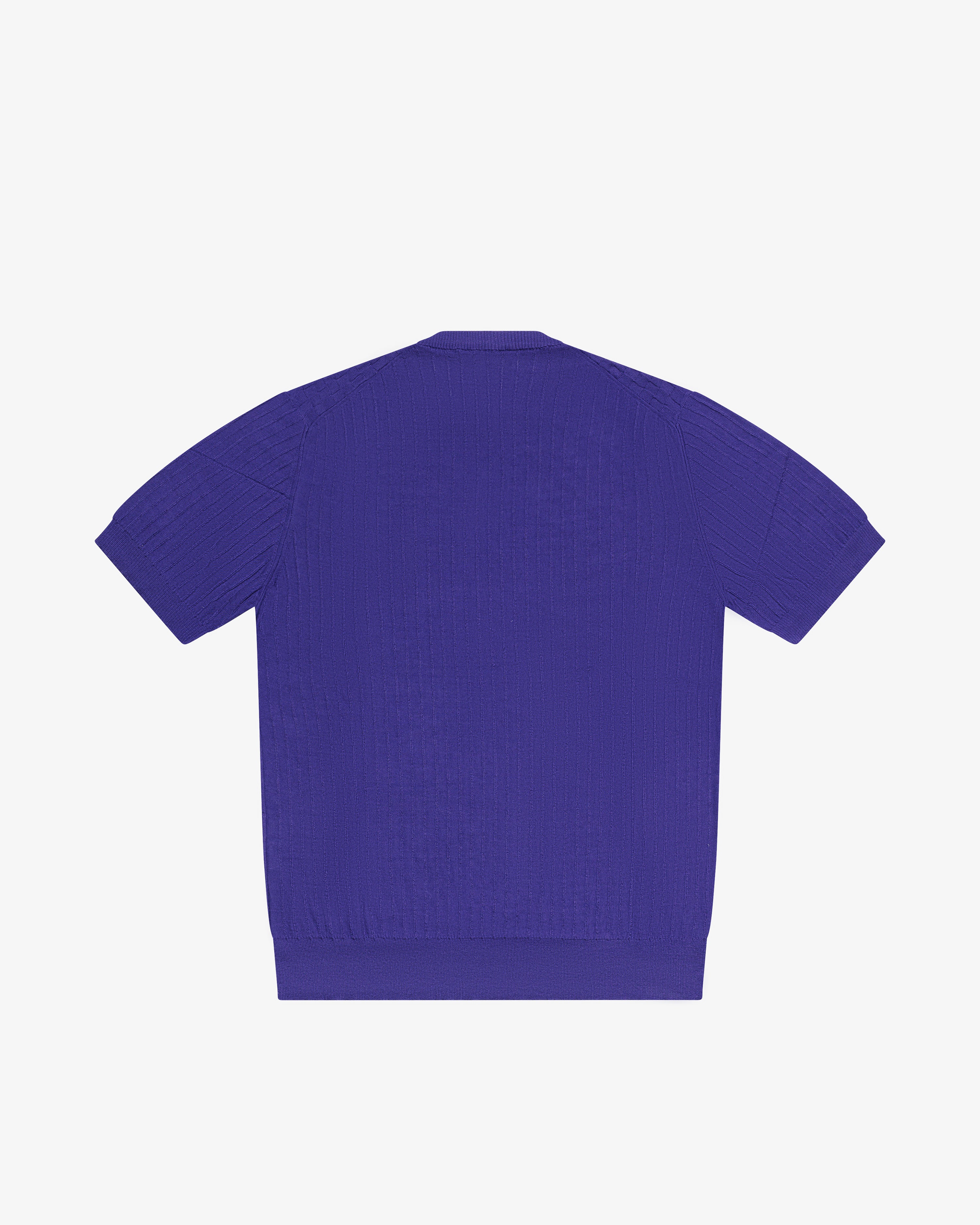 Purple cotton crewneck sweater