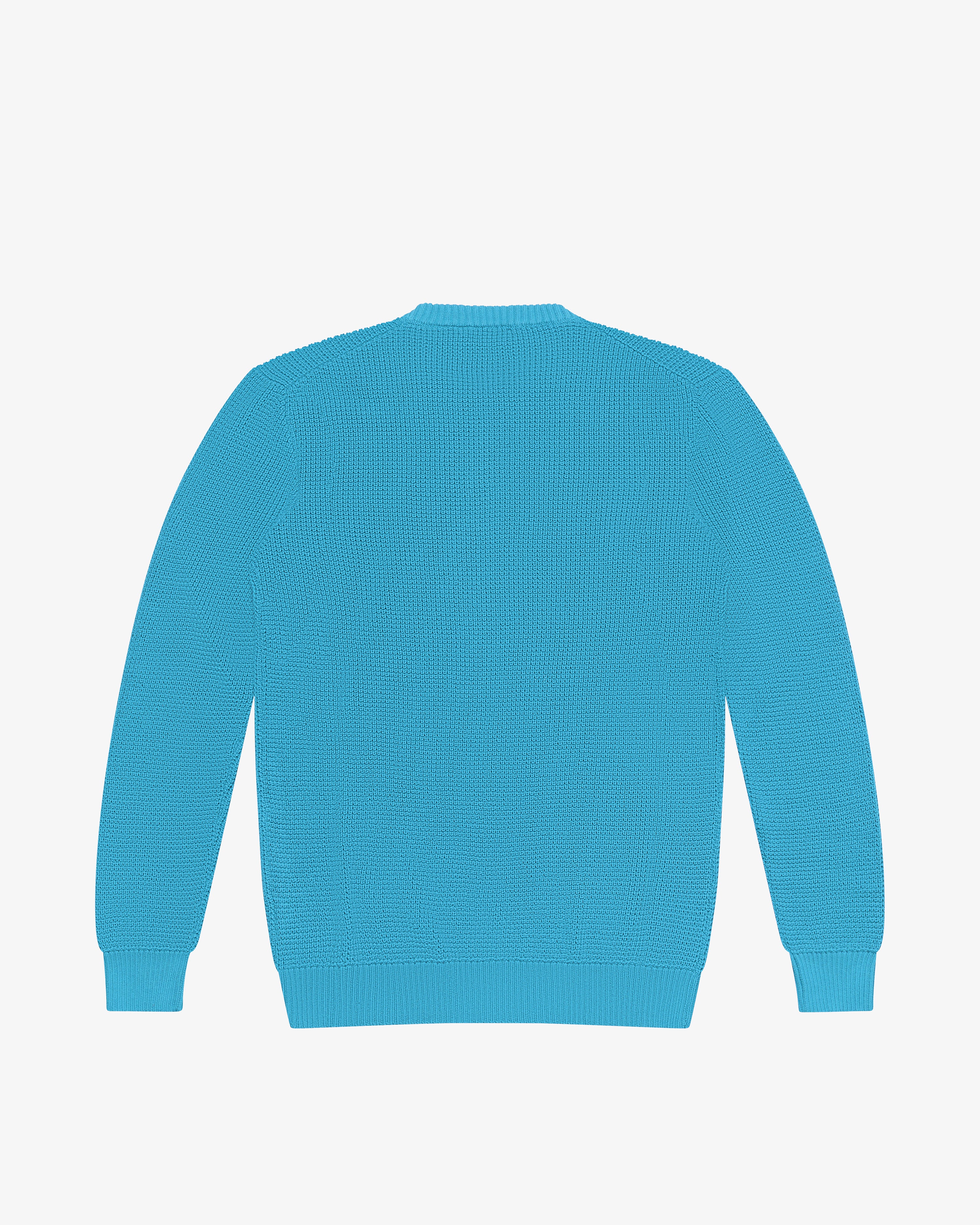Light blue cotton crewneck sweater