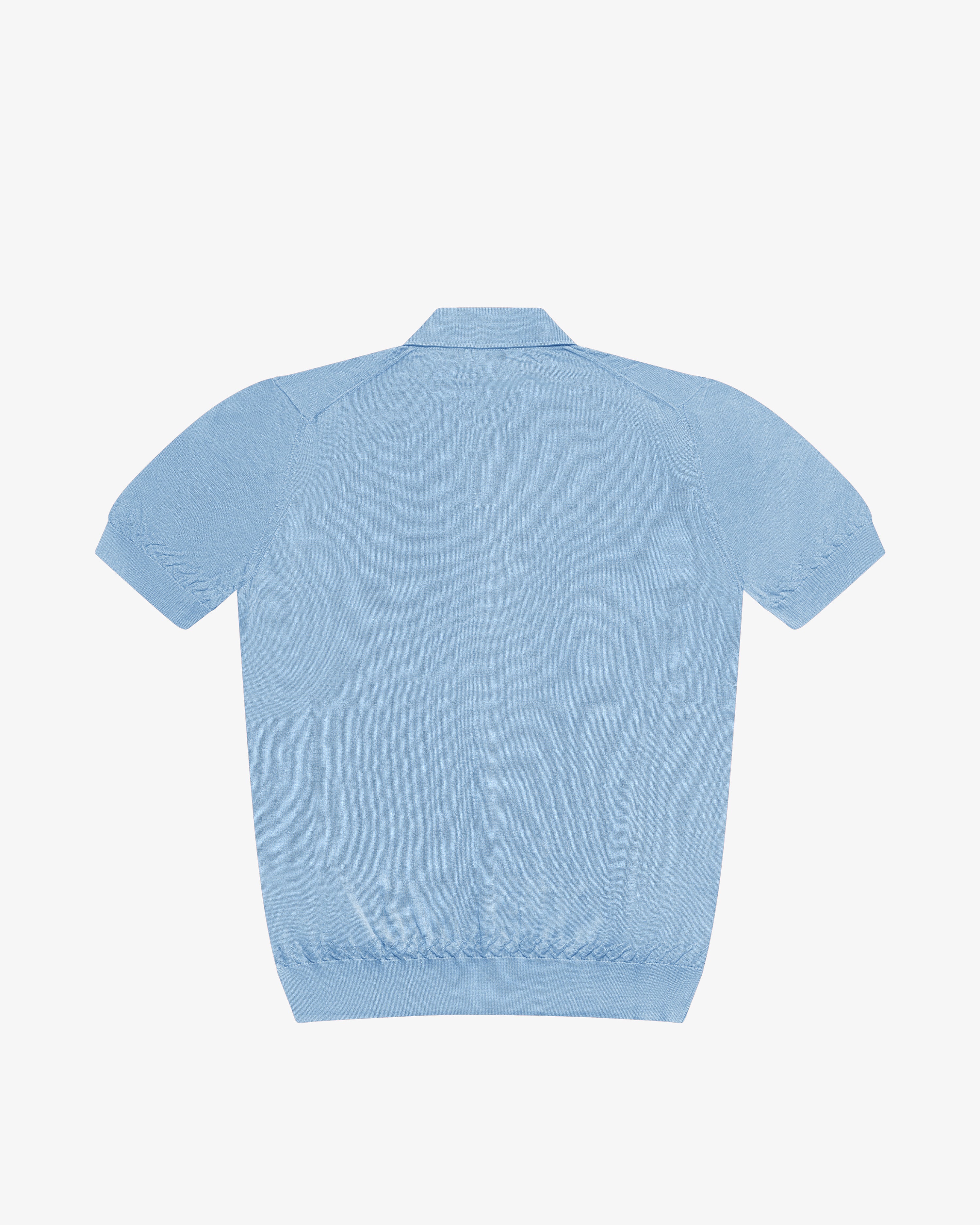 Light blue cotton polo
