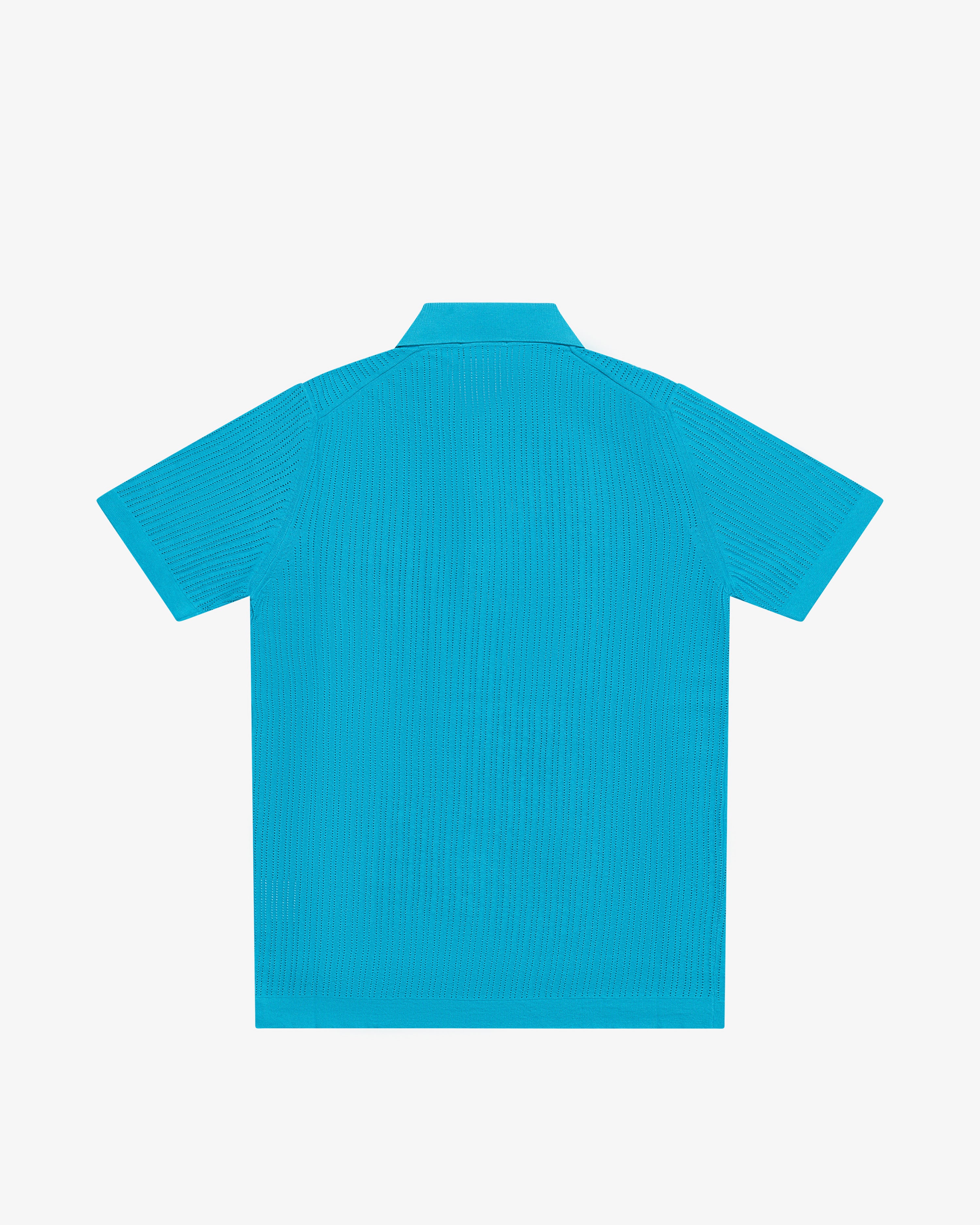 Polo in cotone azzurro