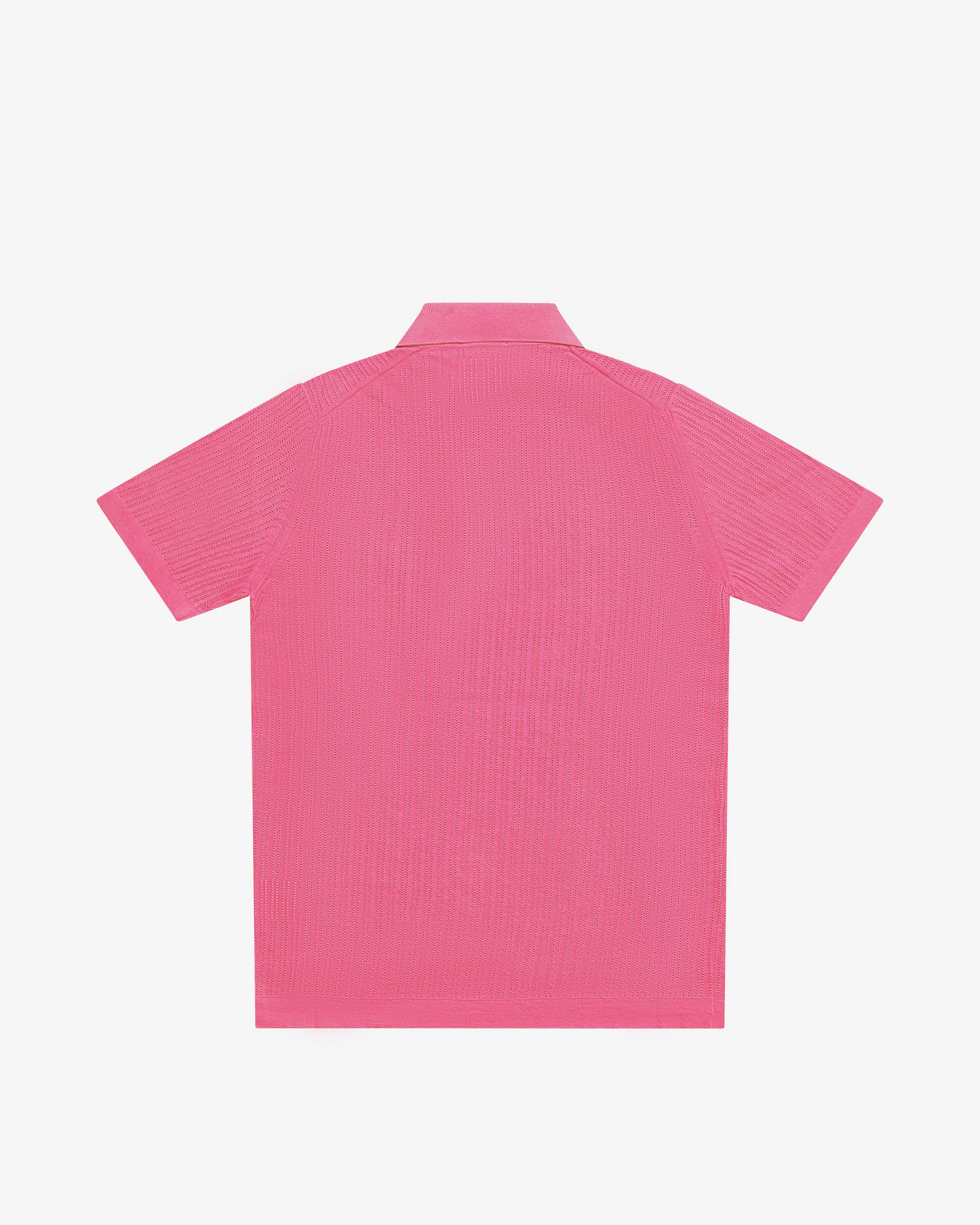 Polo in cotone fuxia