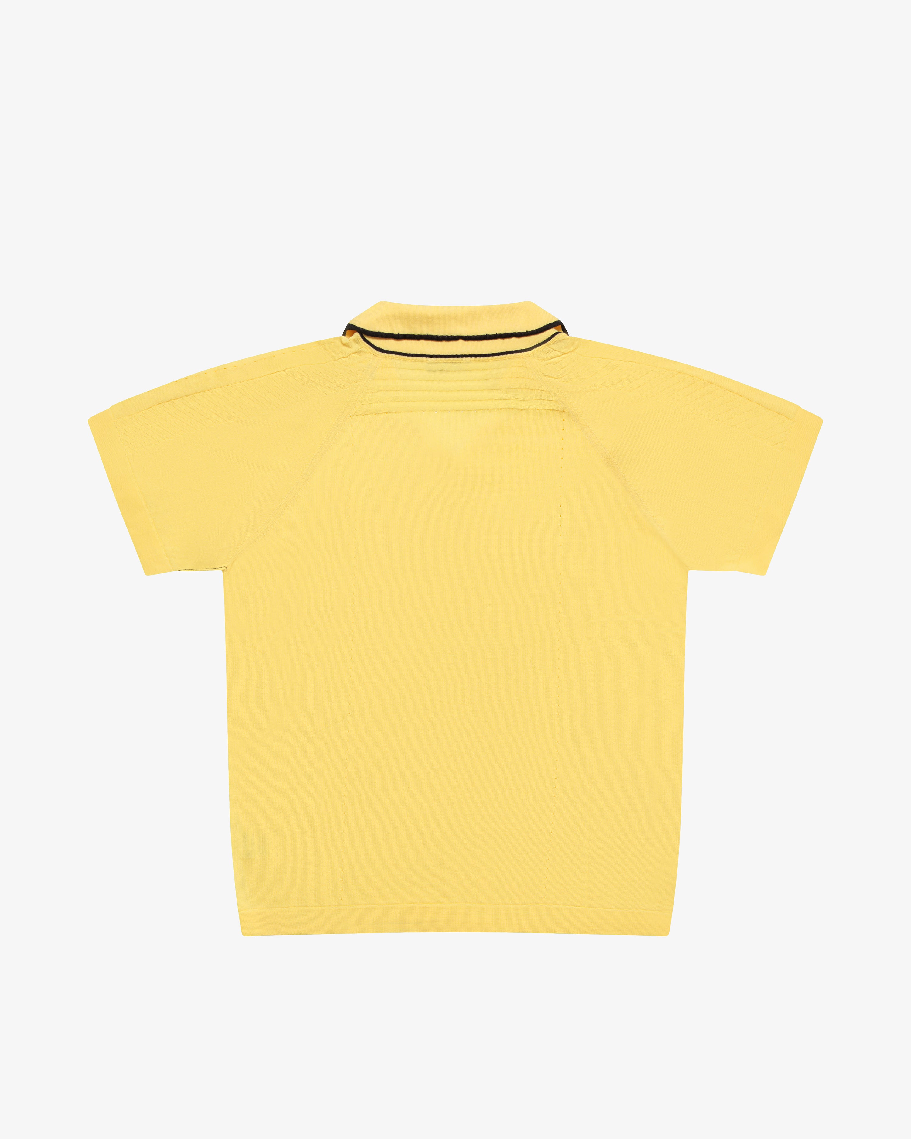 Polo in cotone giallo