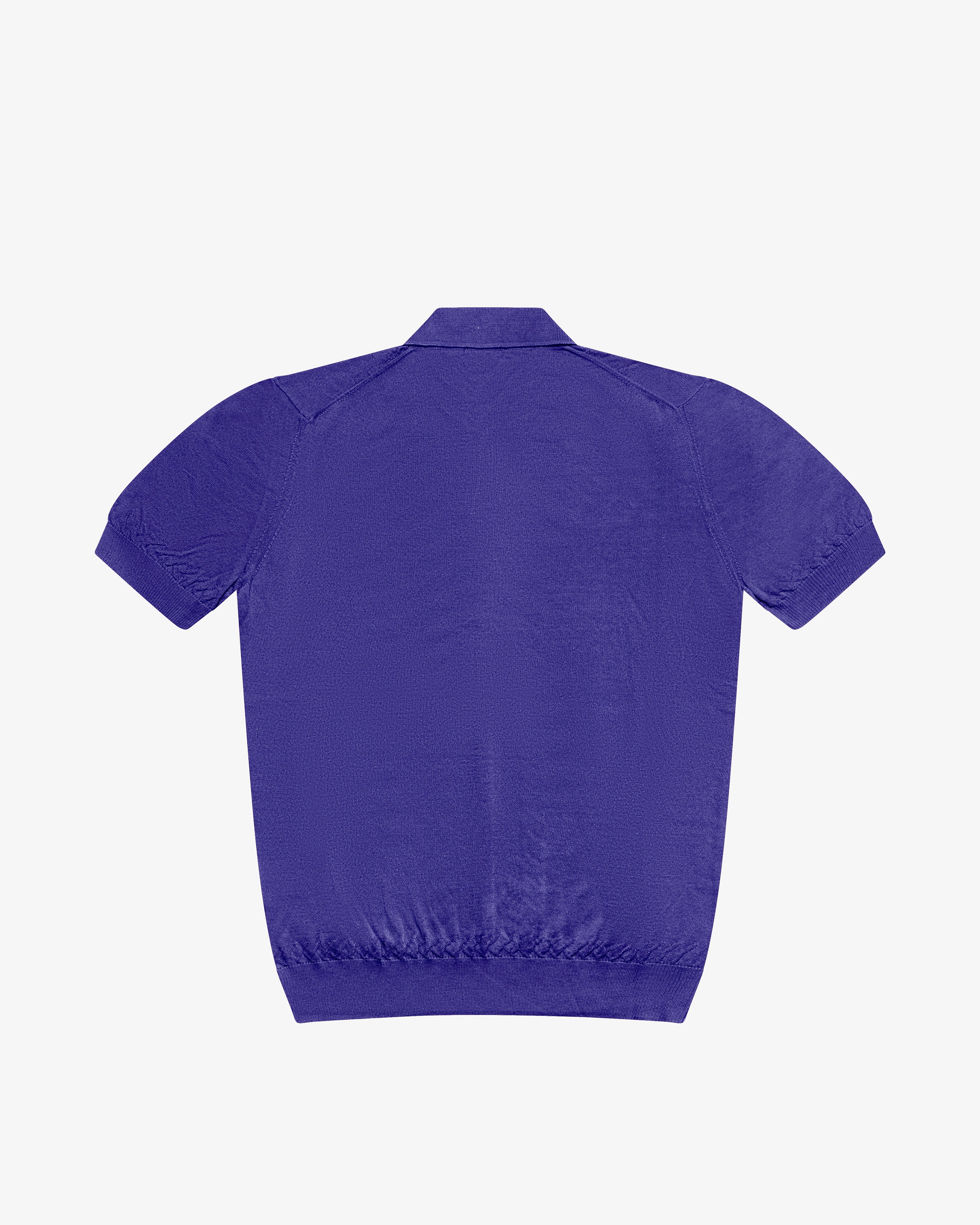 Purple cotton polo