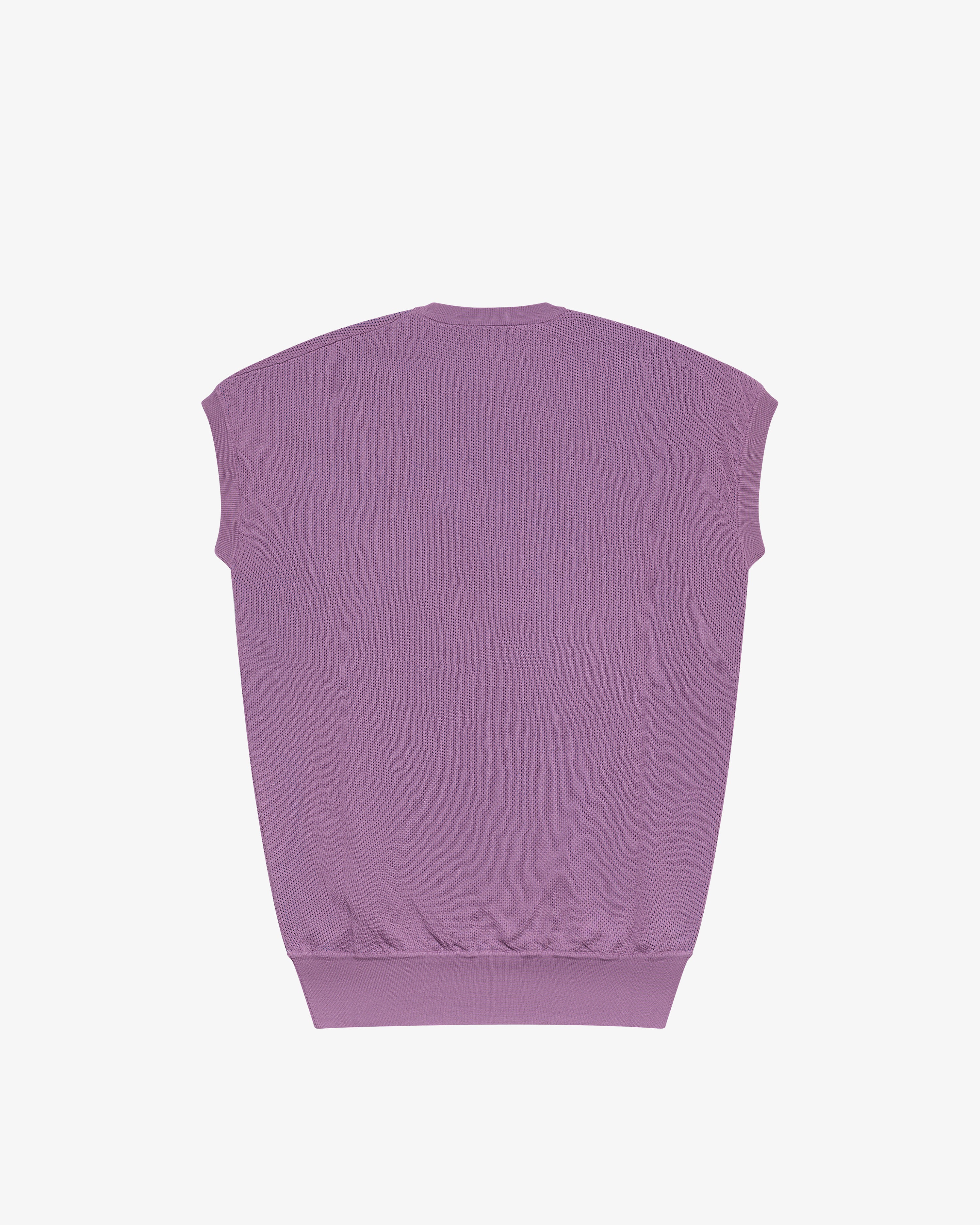 Smanicato double face in cotone viola