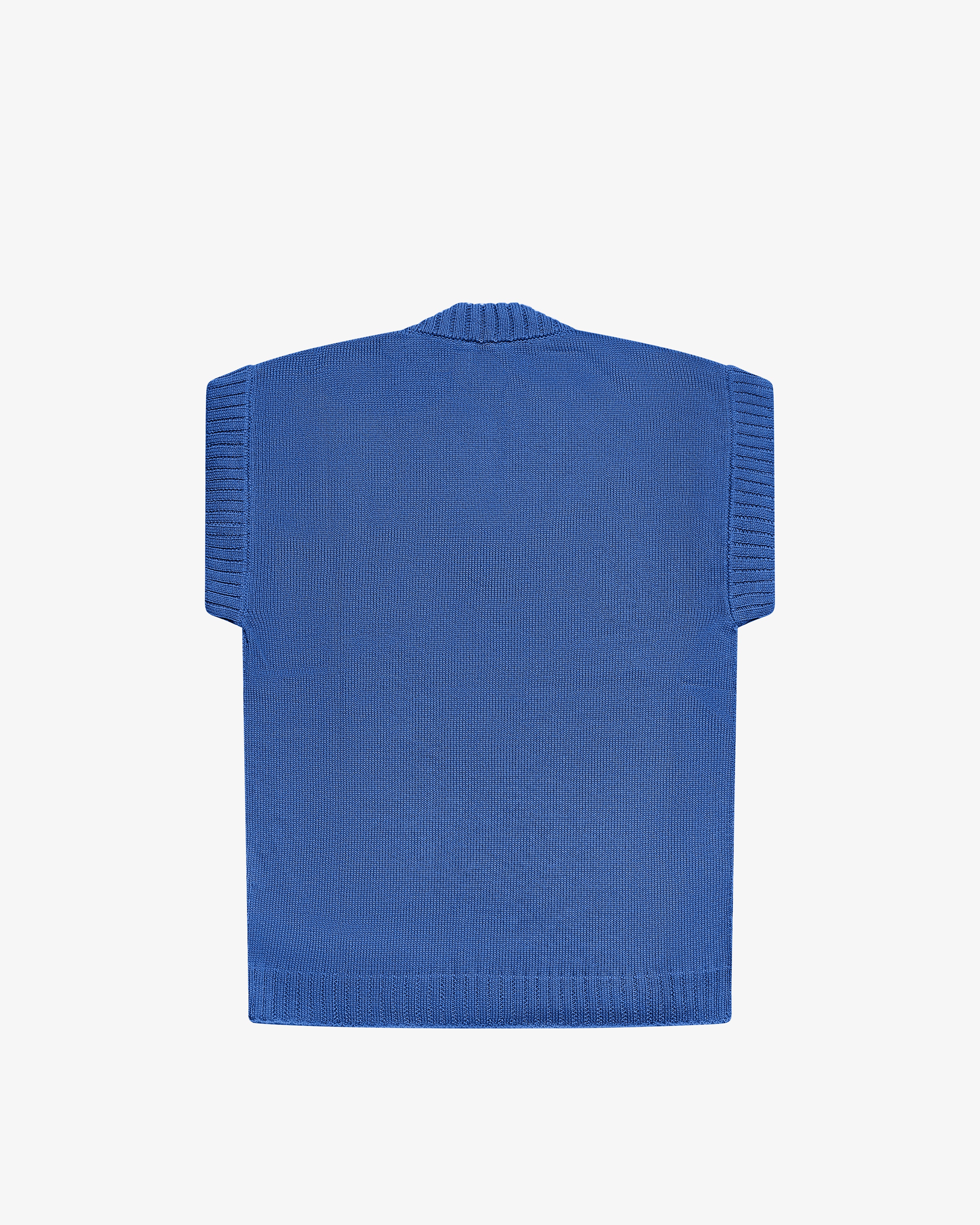 Smanicato in cotone royal blu
