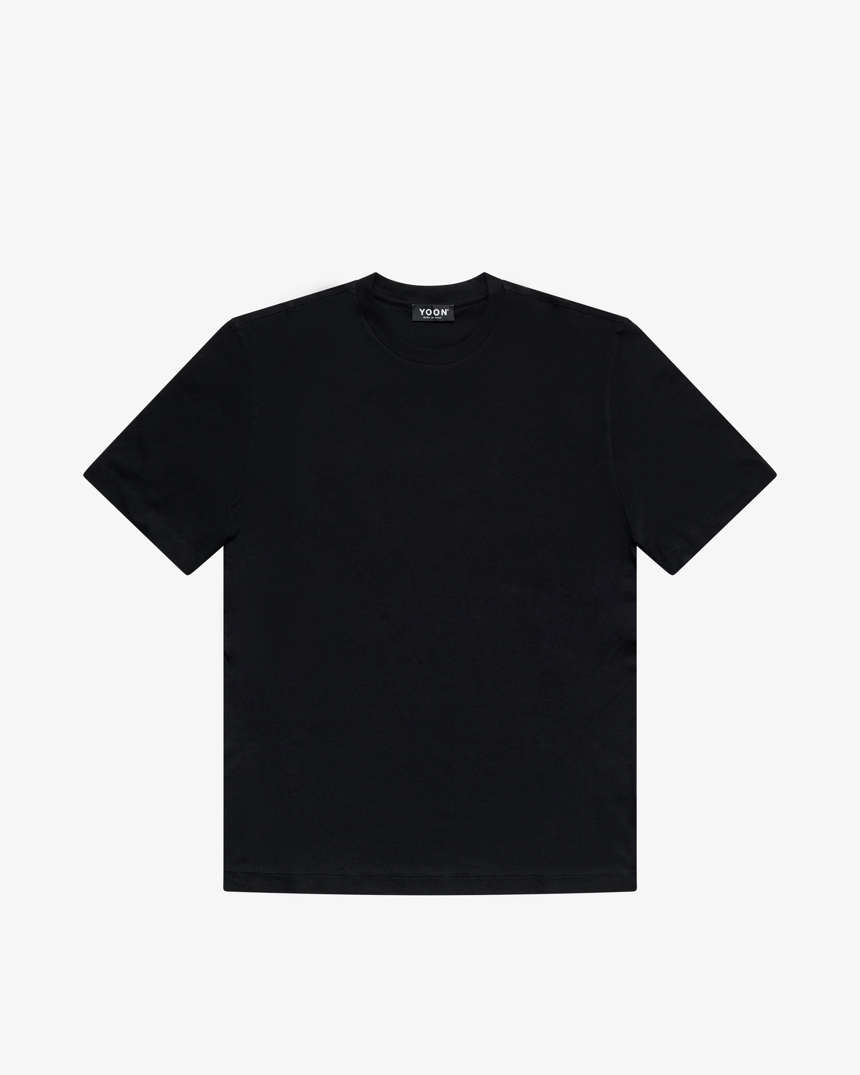 Black Supima cotton T-shirt