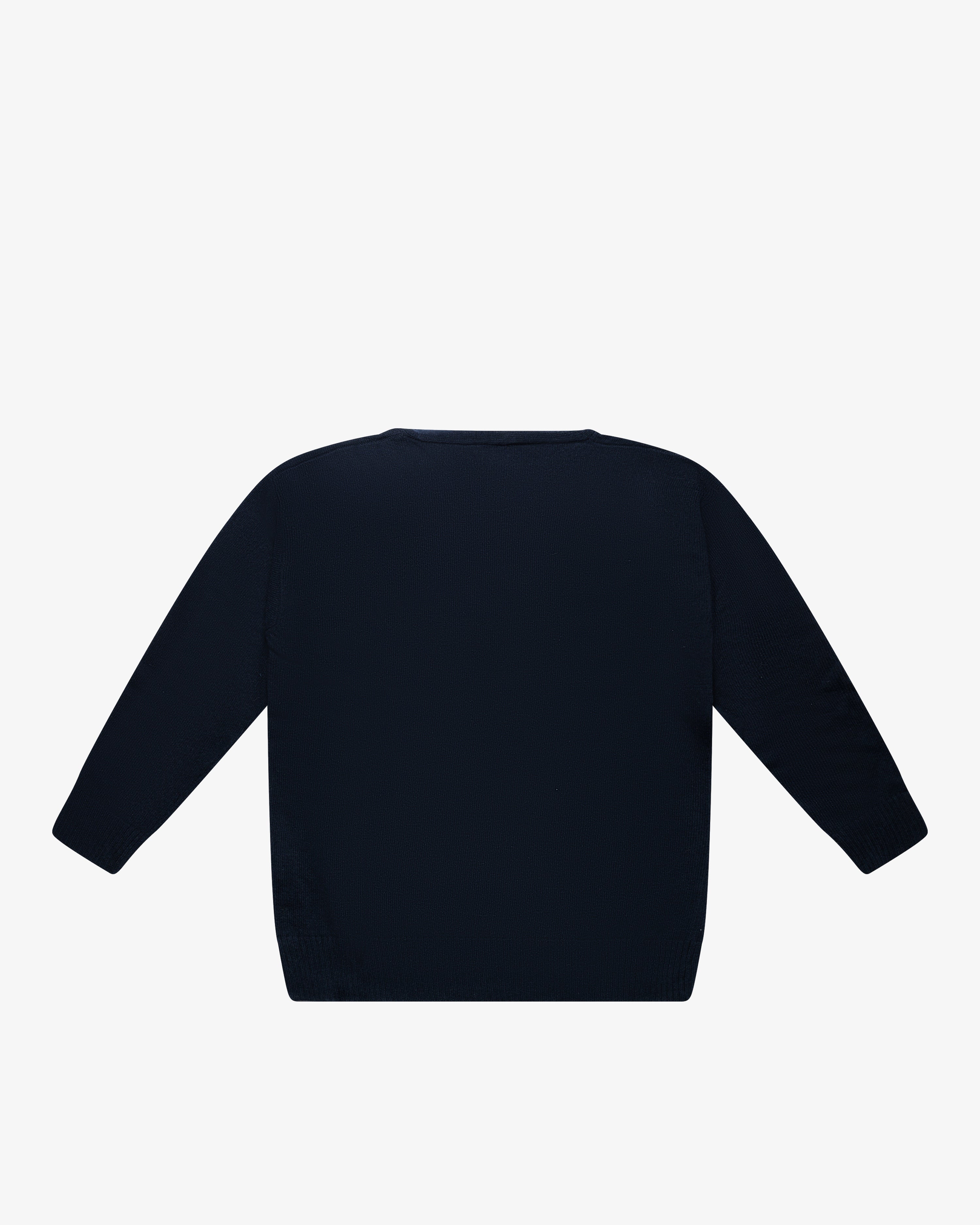 Felpa in maglia blu