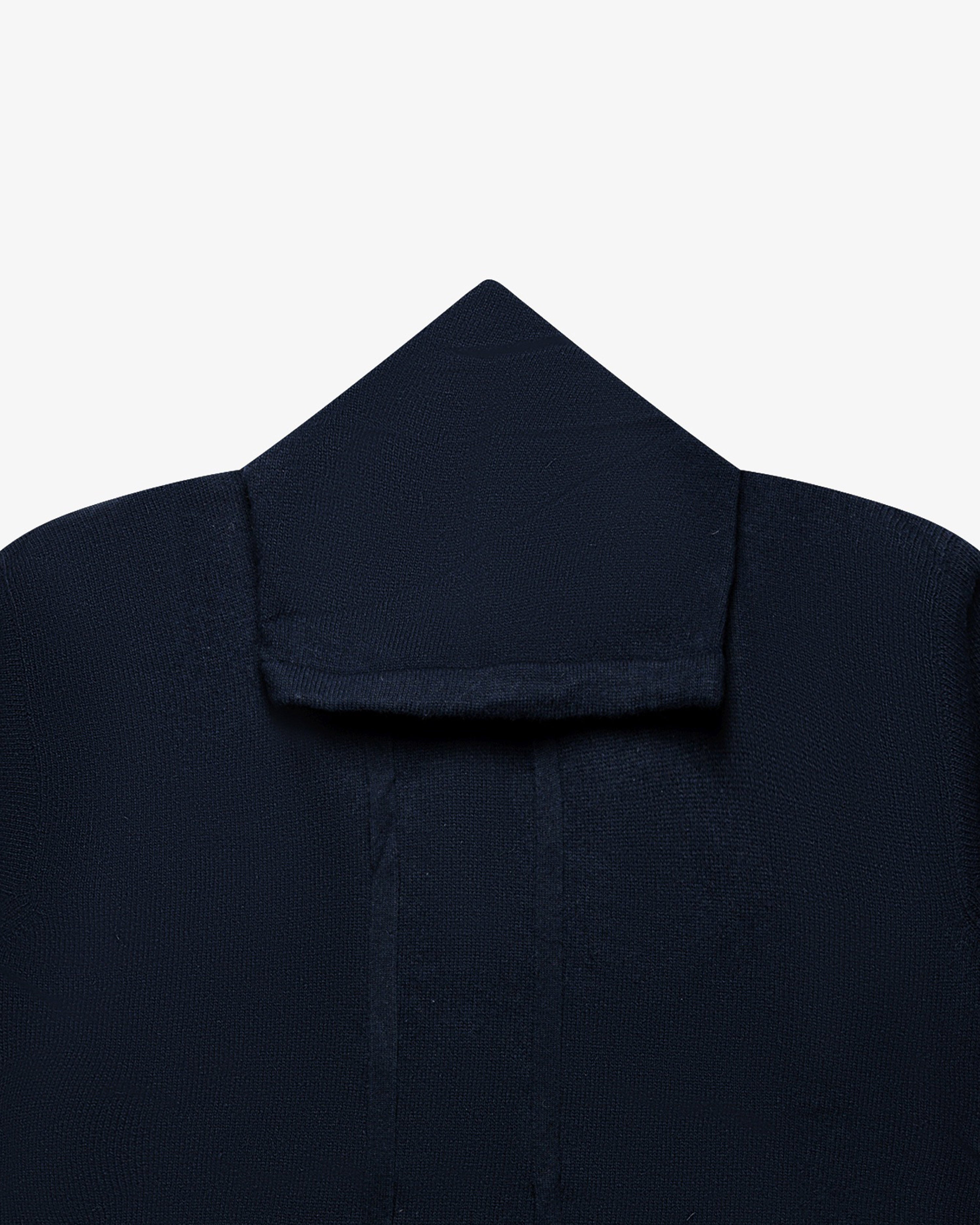 Felpa in maglia blu