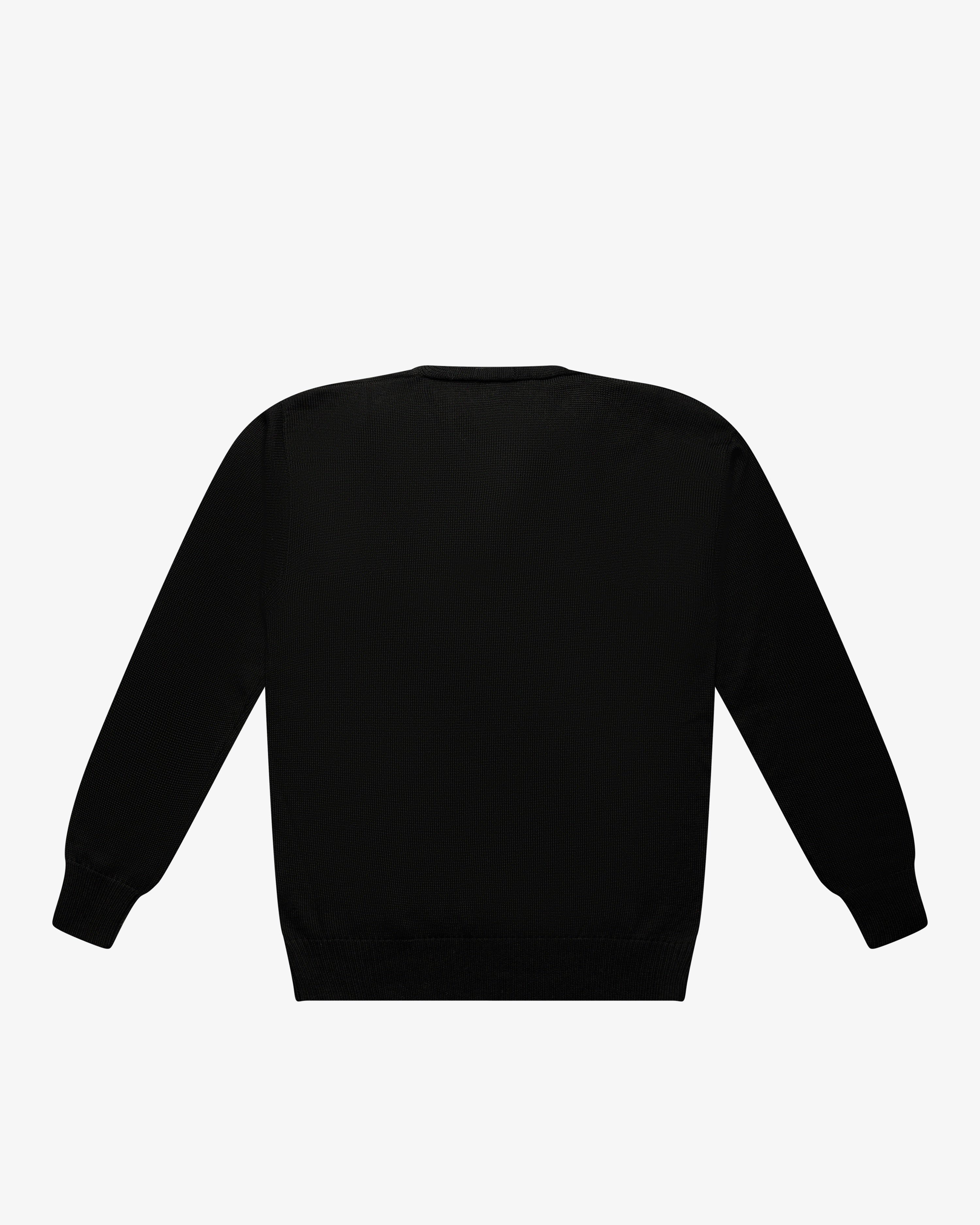 Felpa in maglia nero