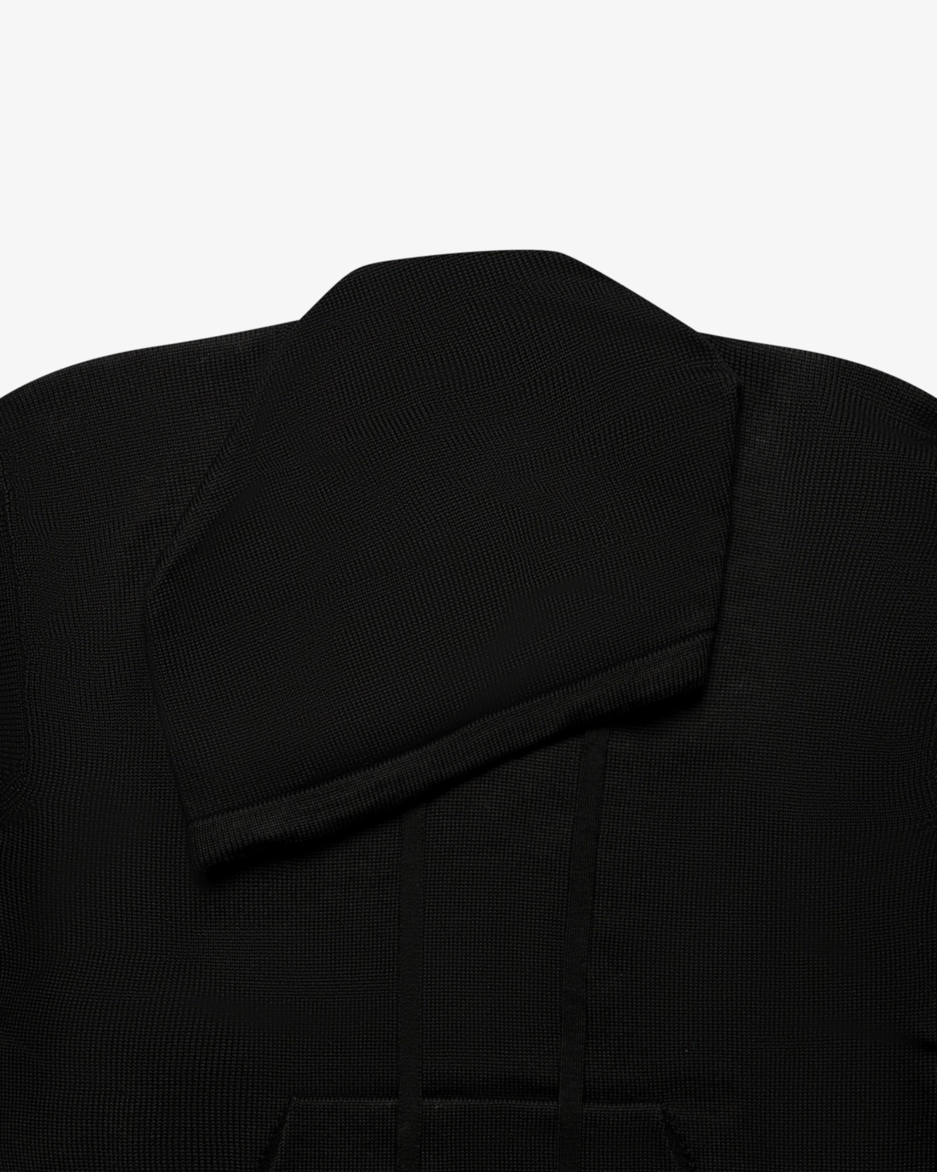 Felpa in maglia nero