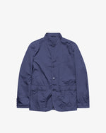 Blue nylon field jacket