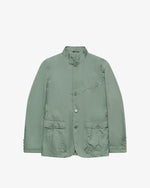 Green nylon field jacket
