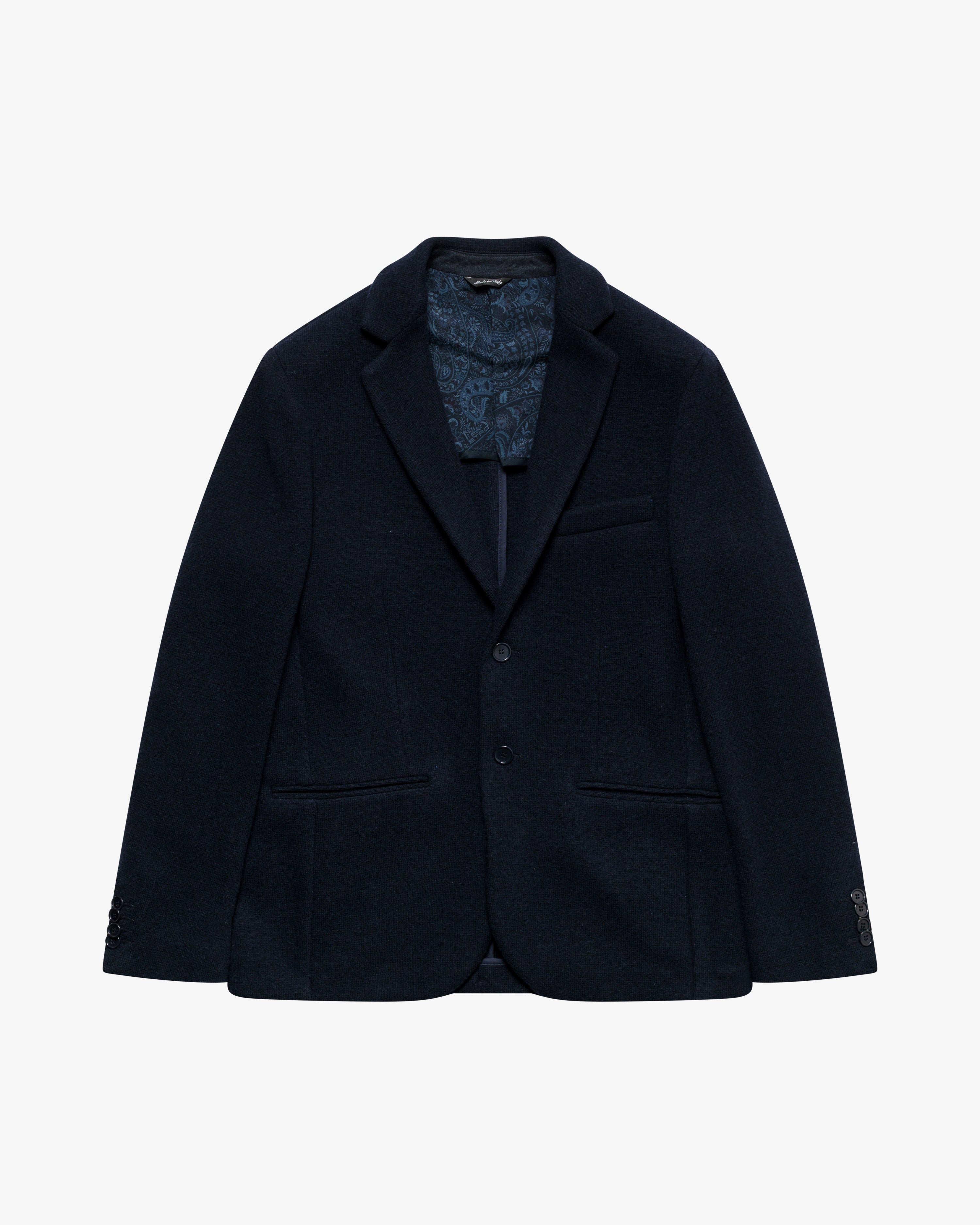 Blue wool jacket