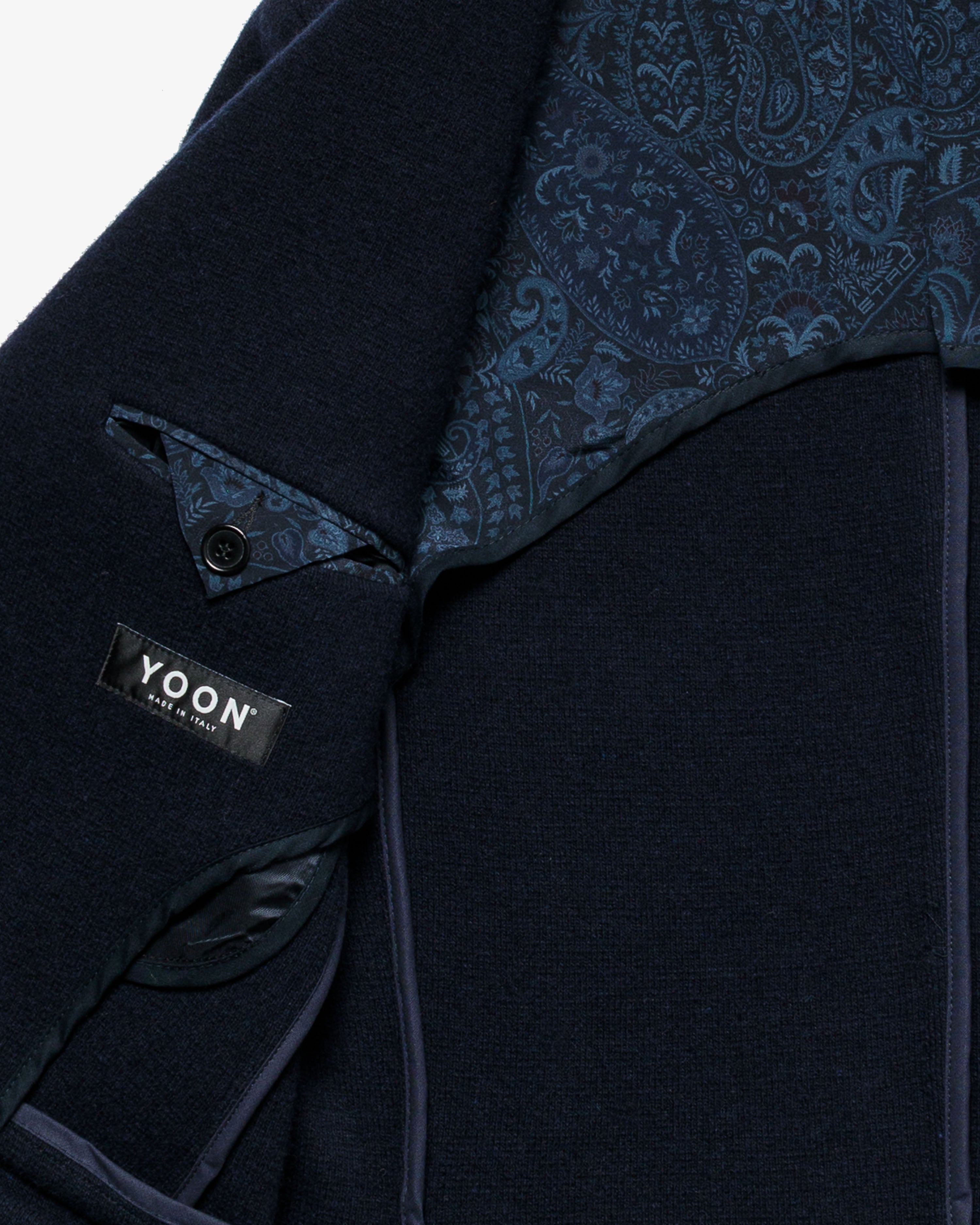 Blue wool jacket