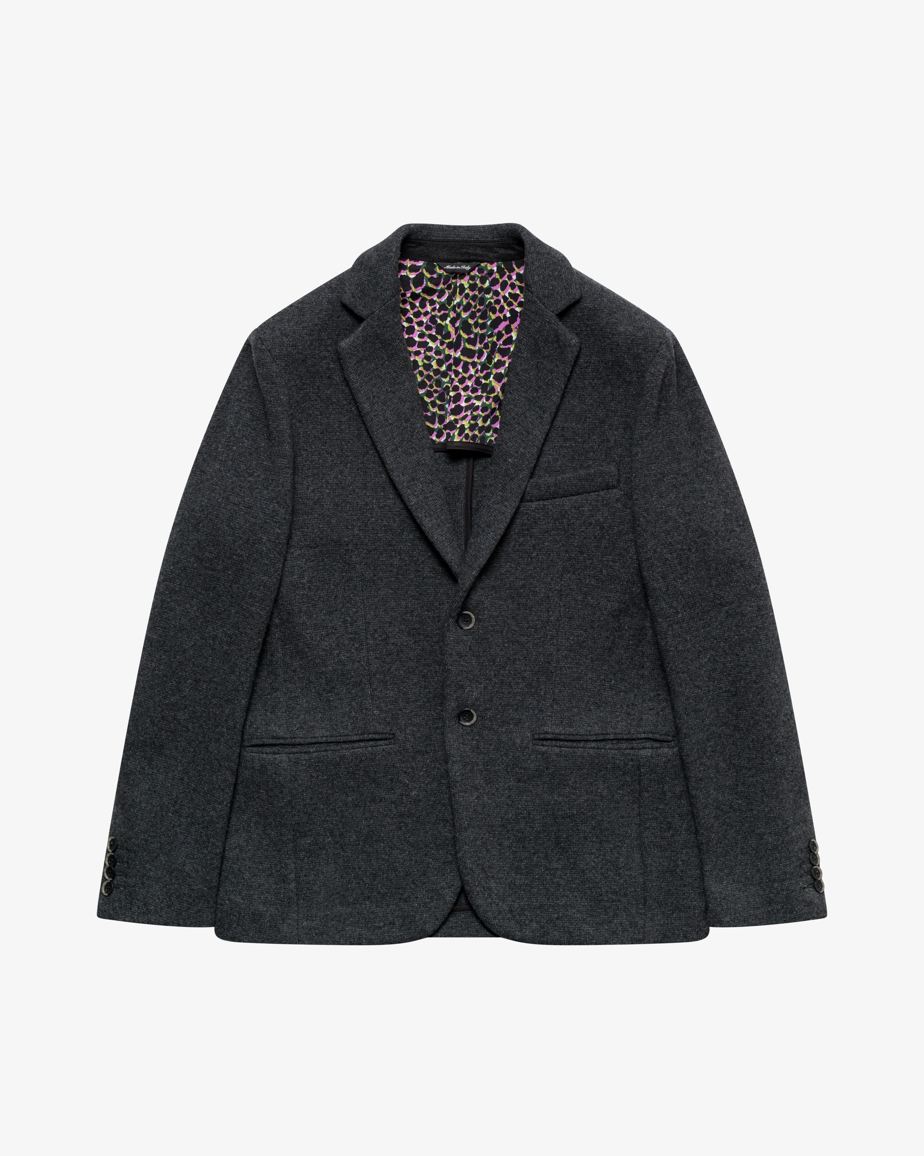Anthracite grey wool jacket
