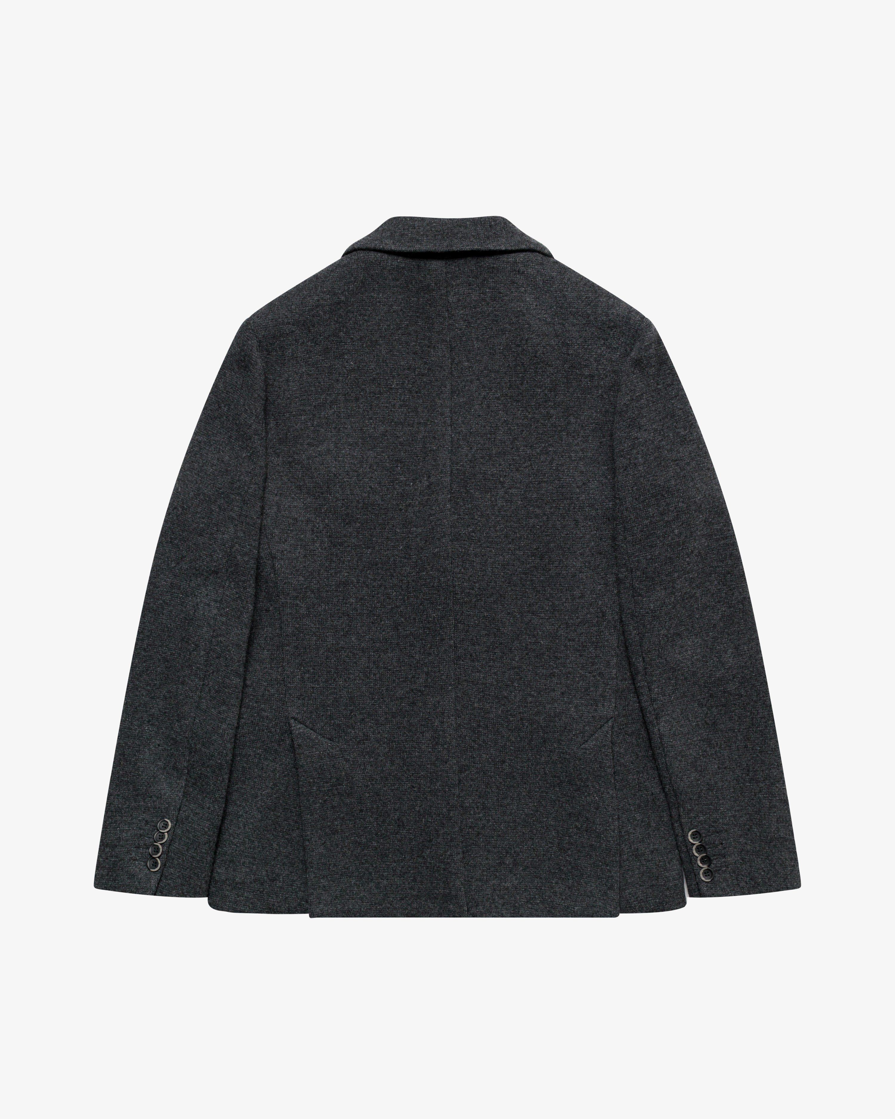 Anthracite grey wool jacket