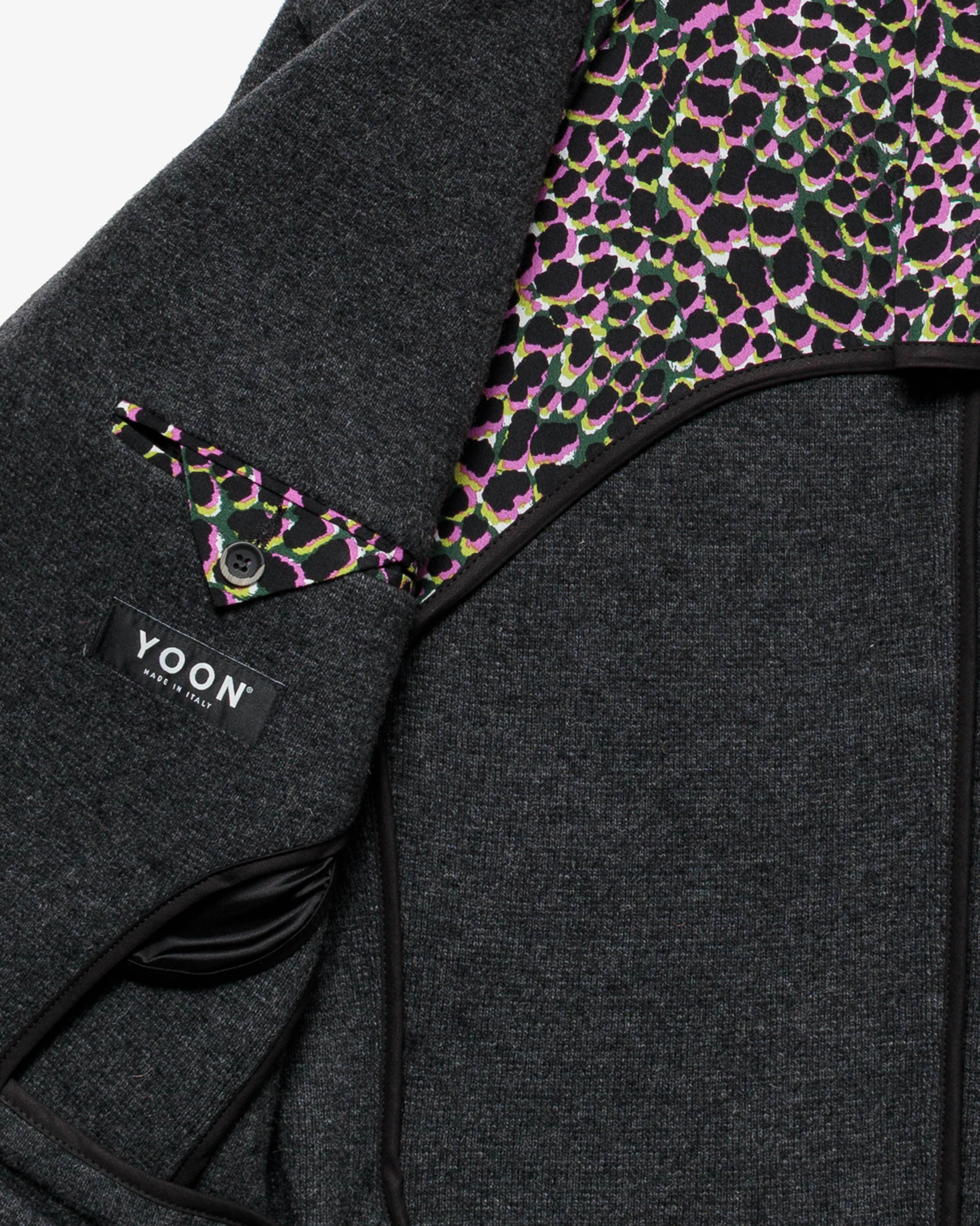Anthracite grey wool jacket