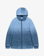 Blue faded wool jacket