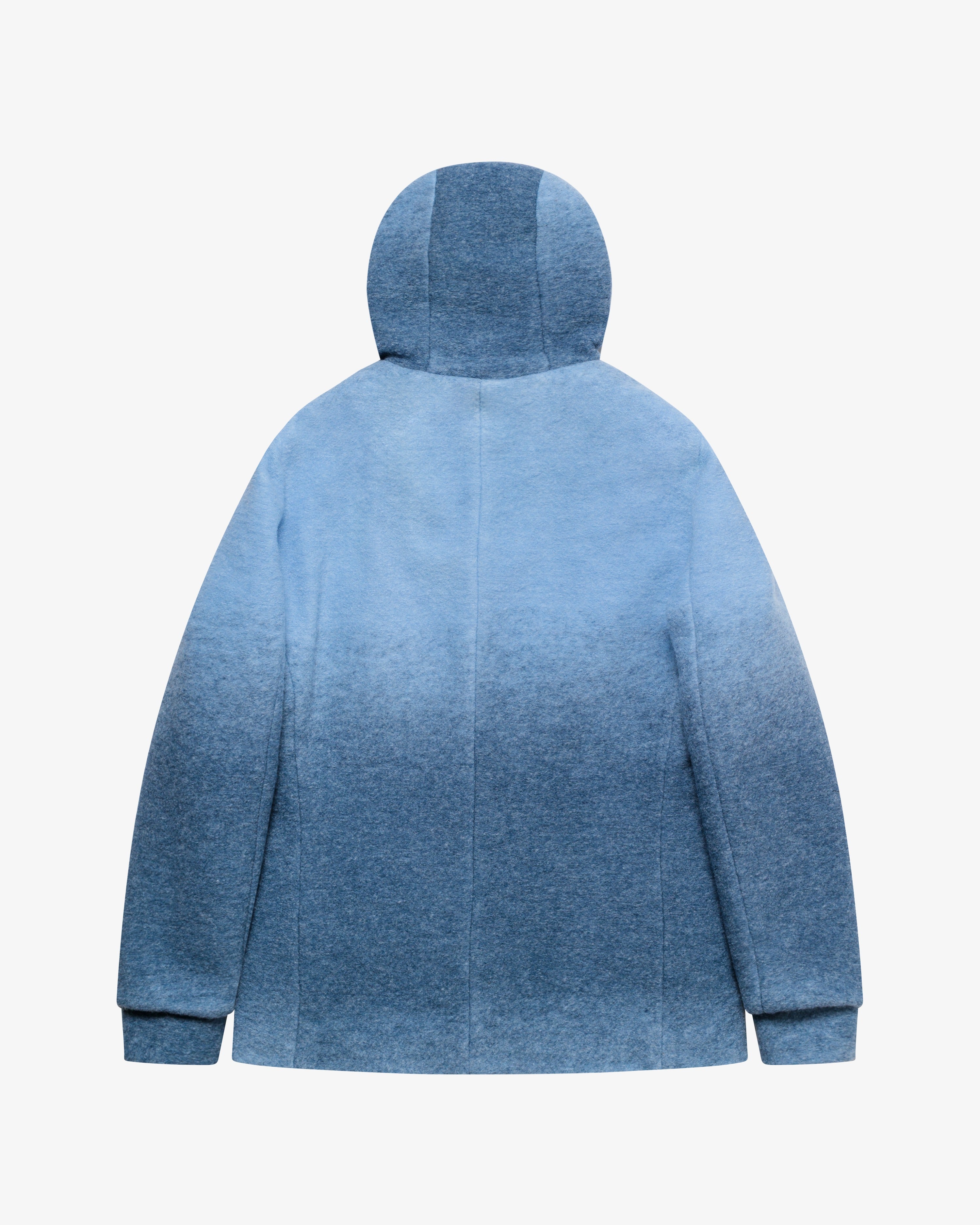 Blue faded wool jacket