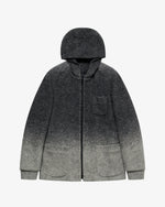 Black faded wool jacket