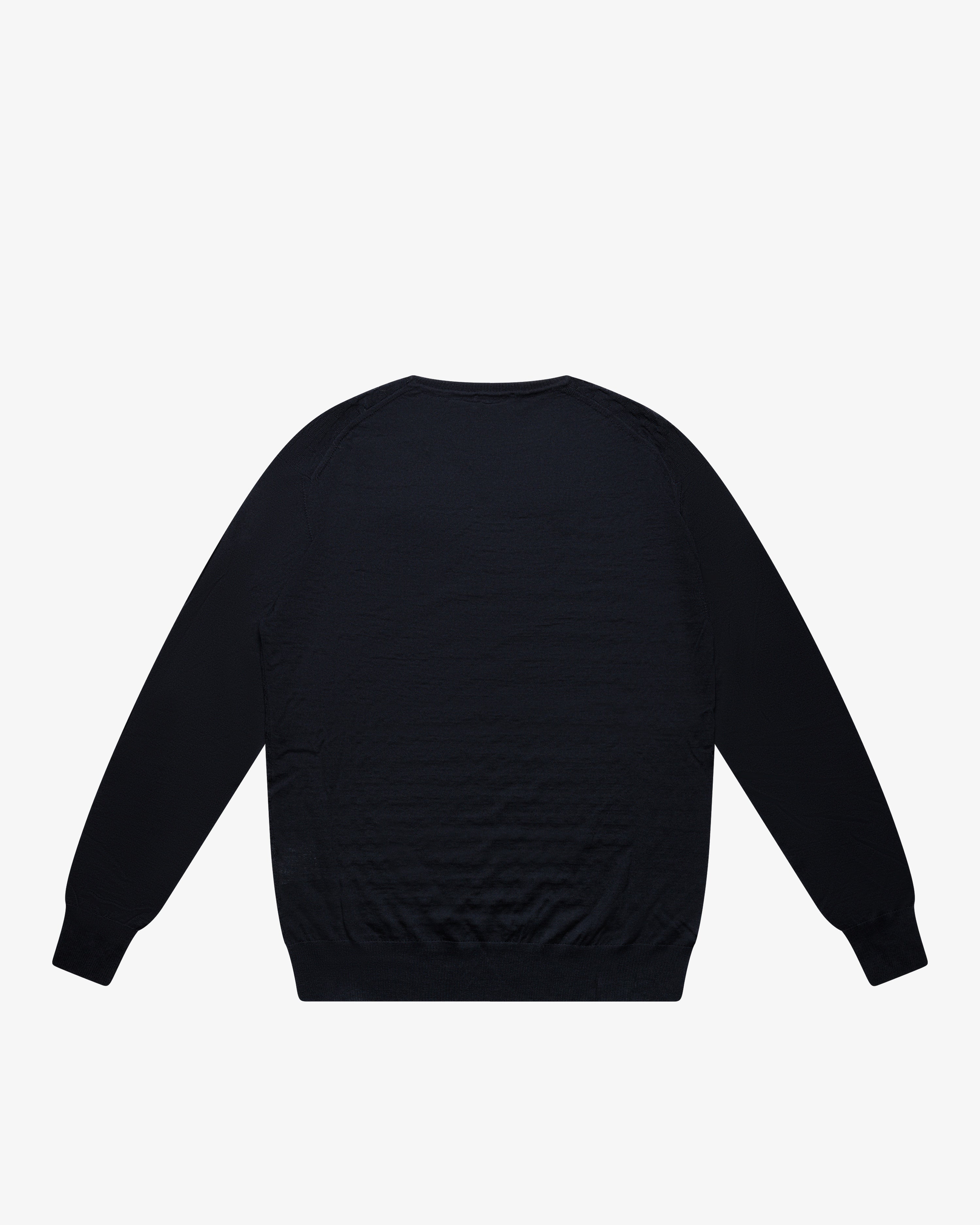 Maglia dolcevita a scacchetti blu
