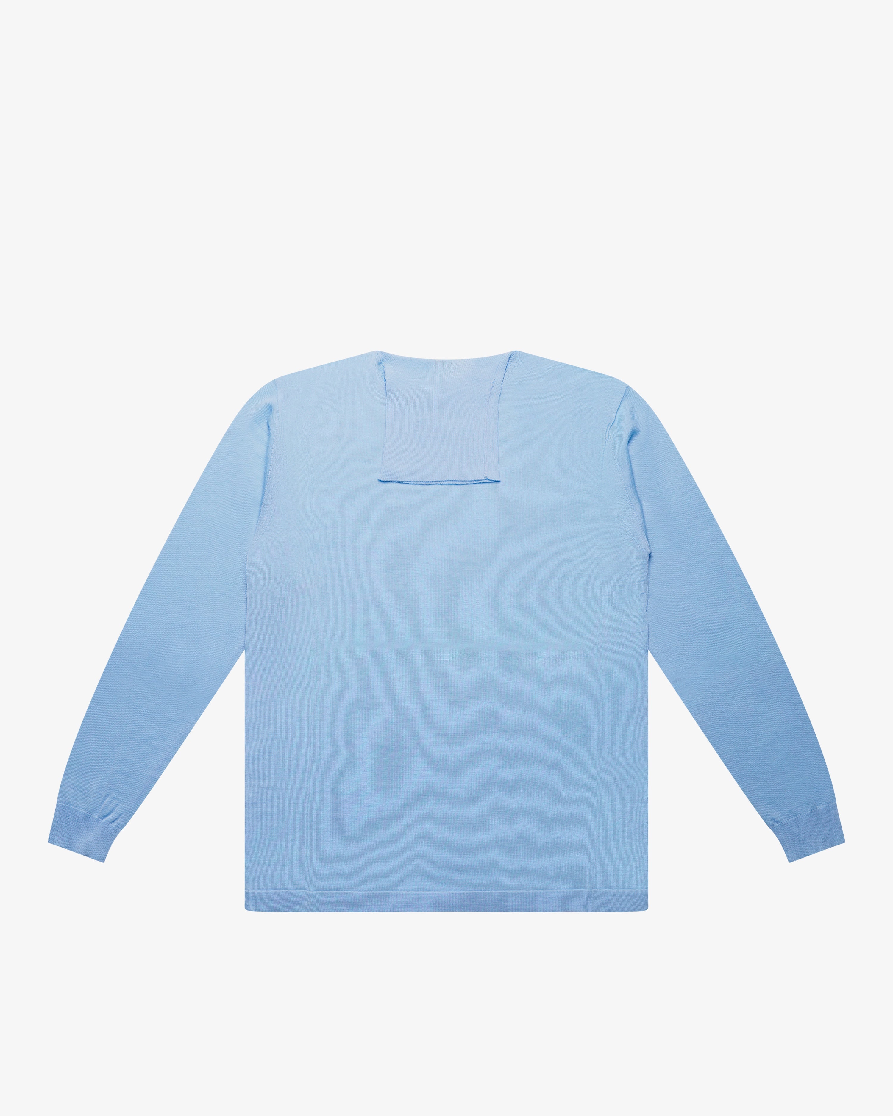 Light Blue Wool Turtleneck Sweater