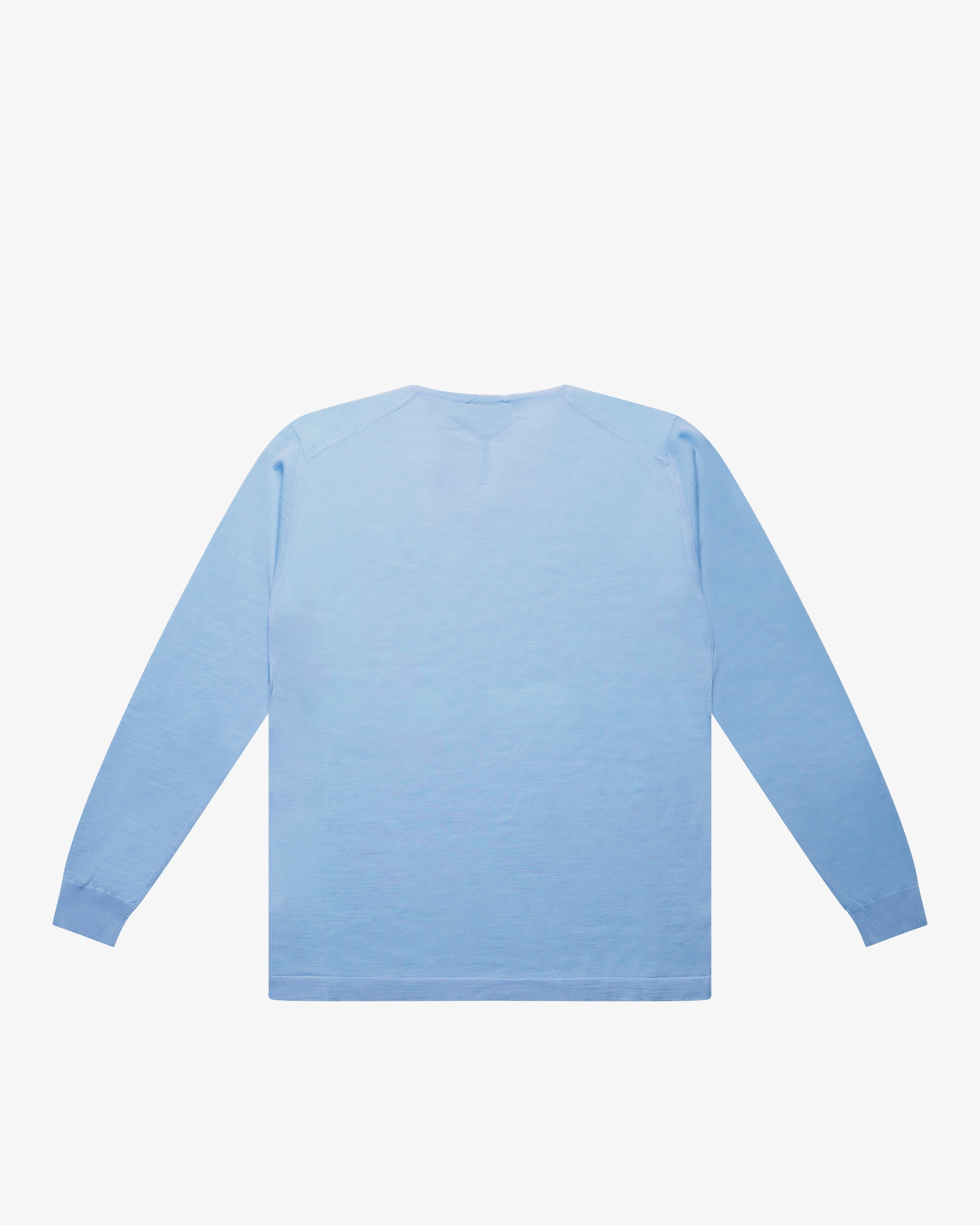 Light Blue Wool Turtleneck Sweater