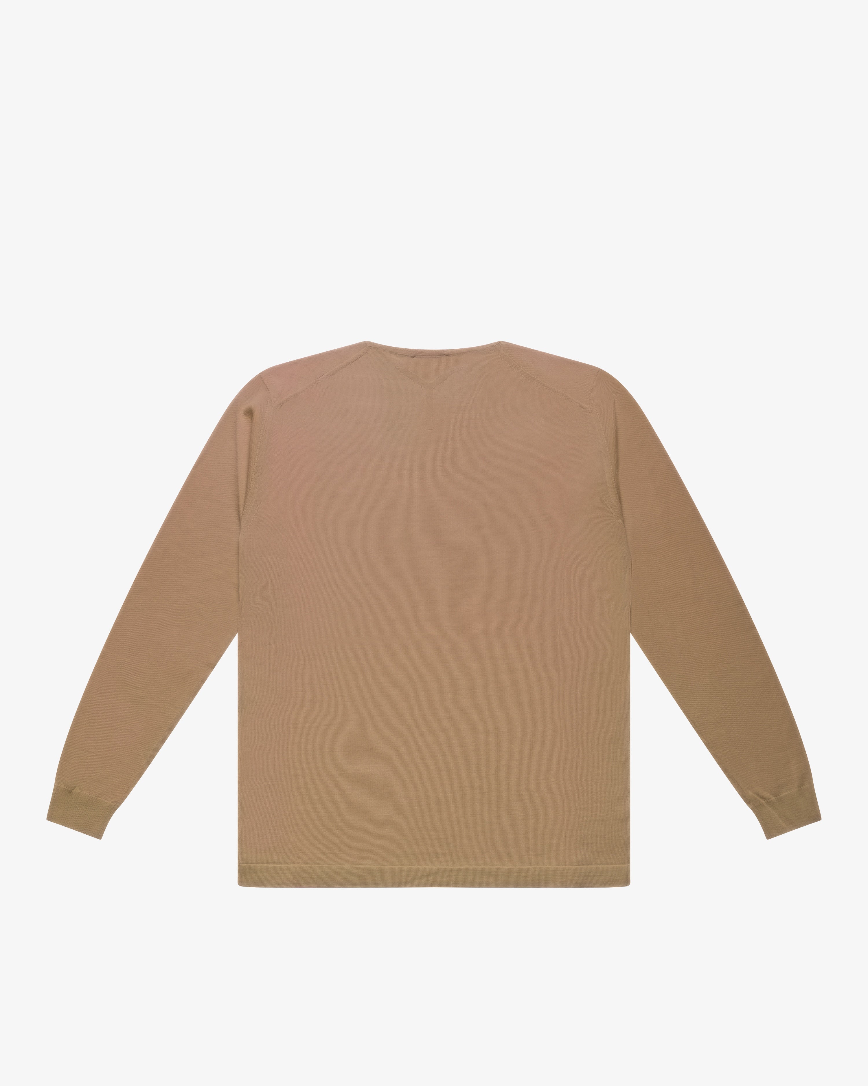 Camel Wool Turtleneck Sweater