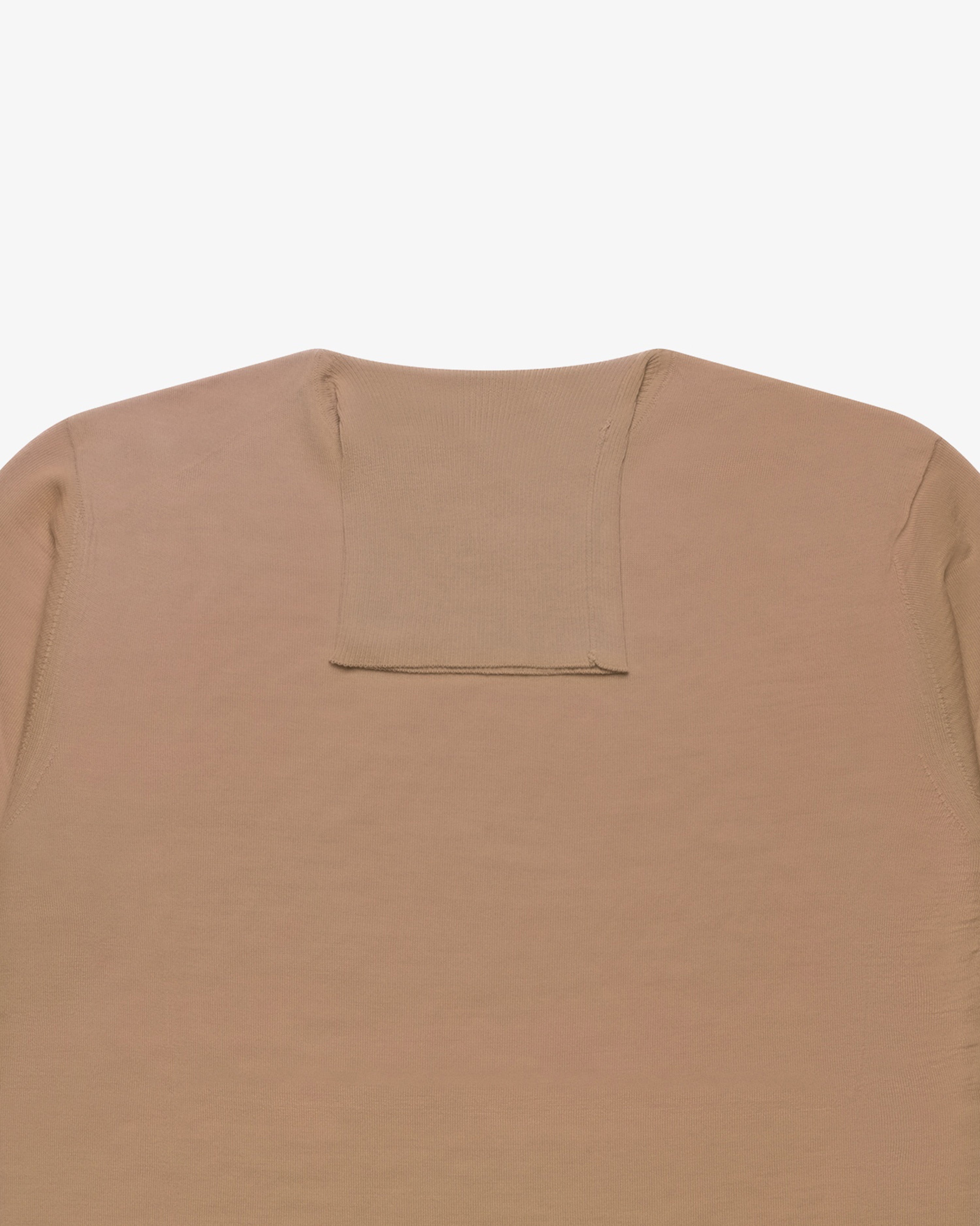 Camel Wool Turtleneck Sweater