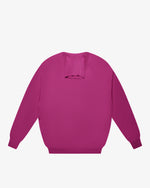 Maglia dolcevita in lana magenta slim