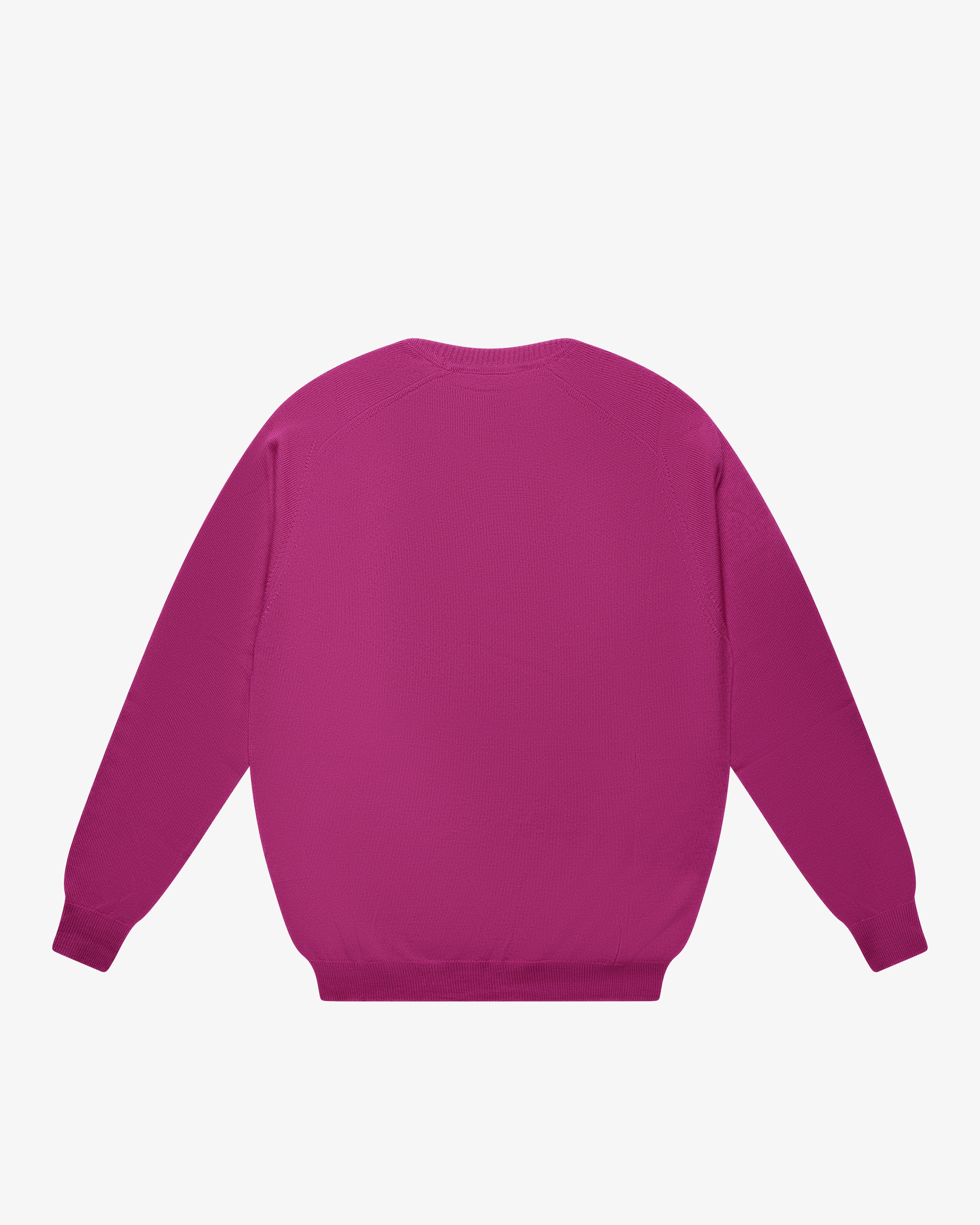 Magenta Wool Turtleneck Sweater