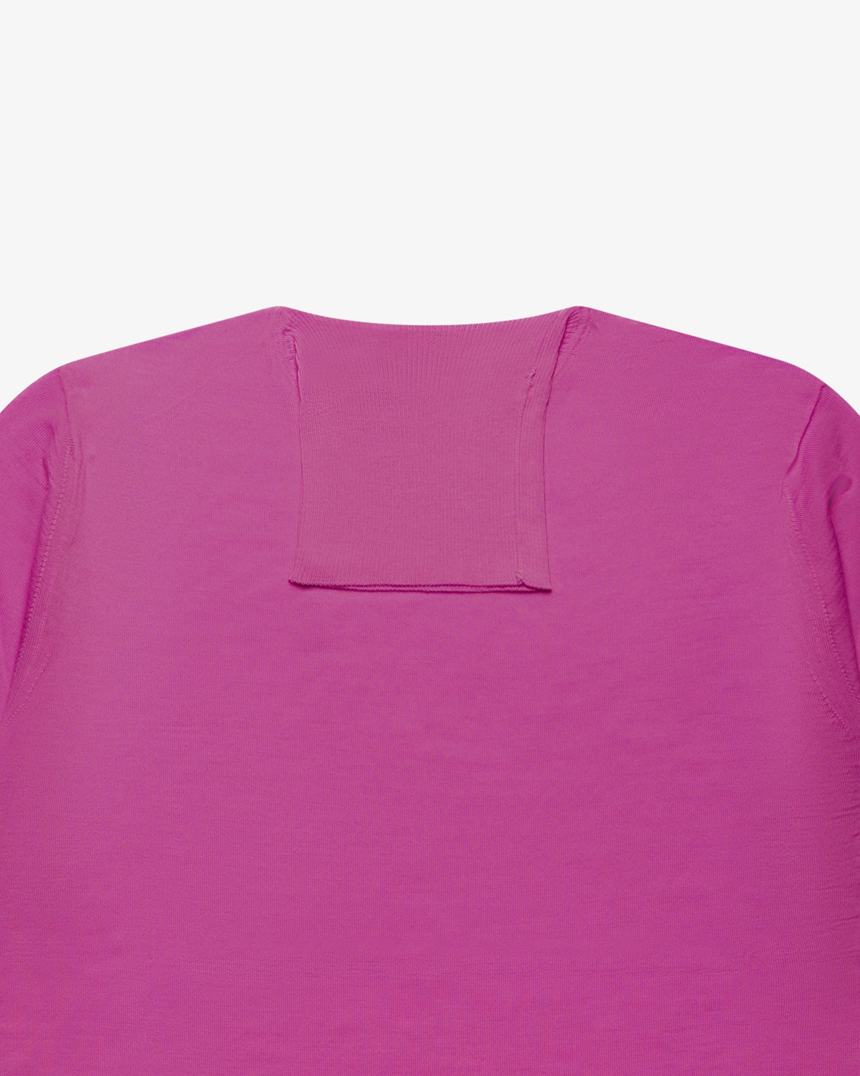 Magenta Wool Turtleneck Sweater