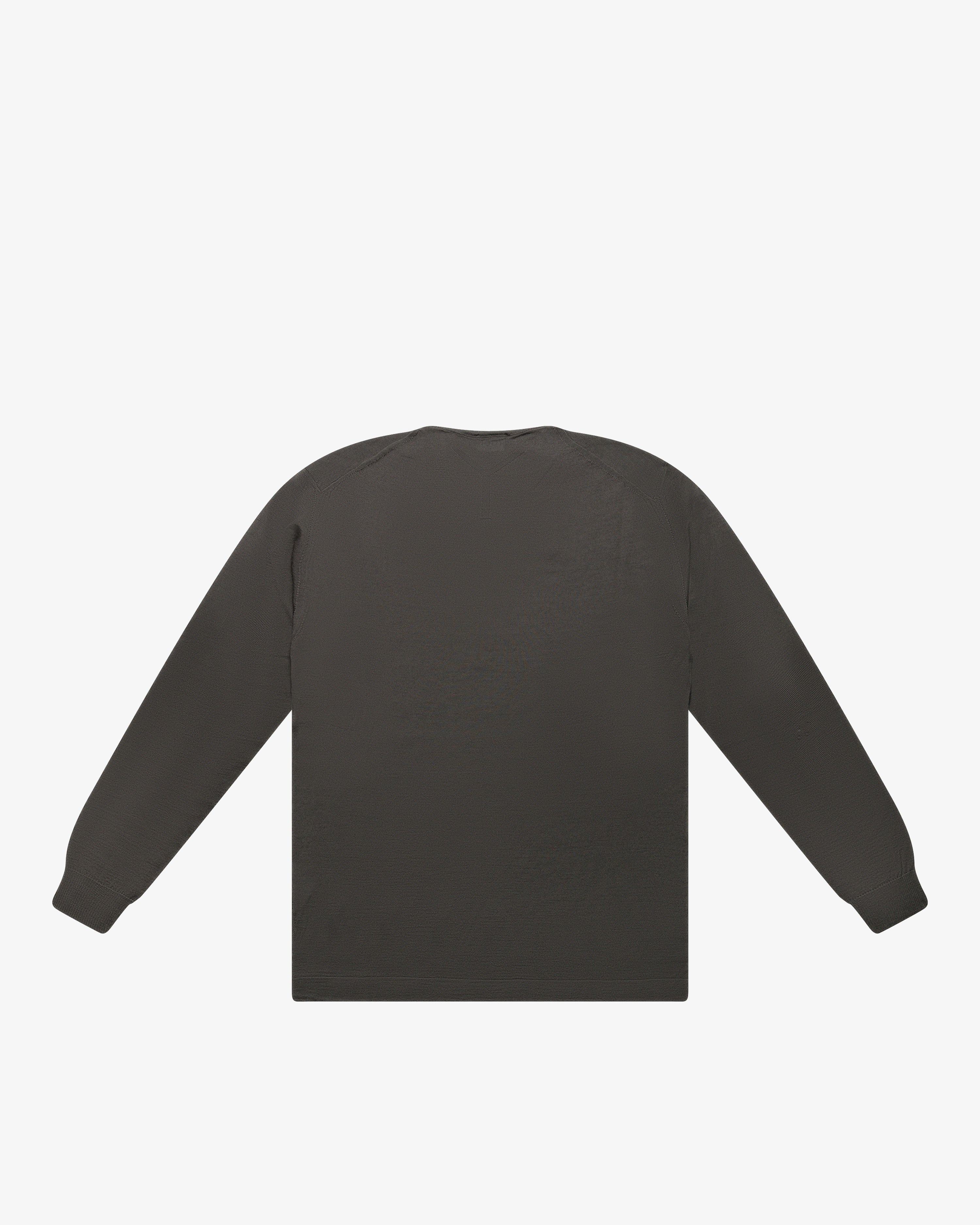 Maglia dolcevita in lana grigio antracite