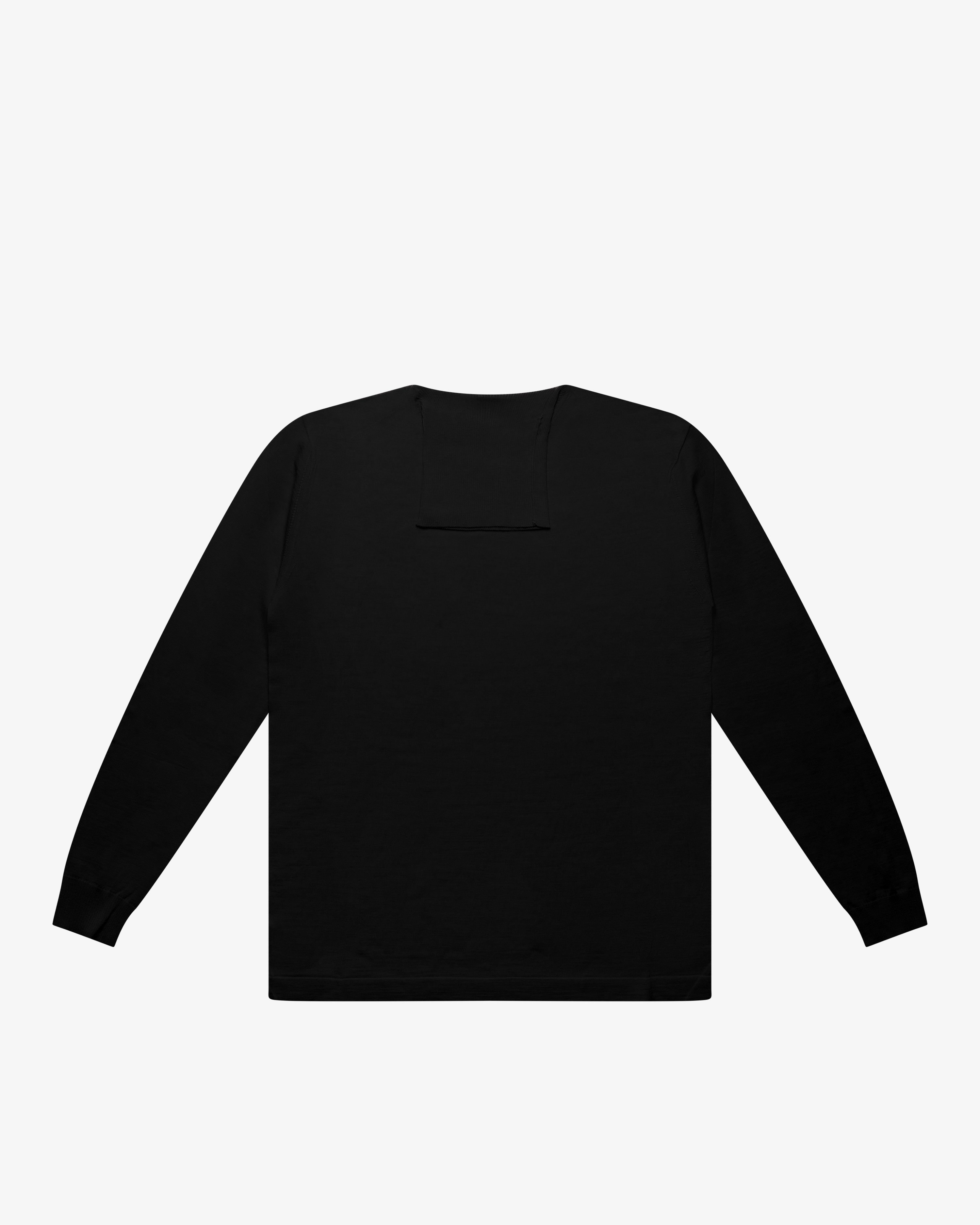 Black Wool Turtleneck Sweater