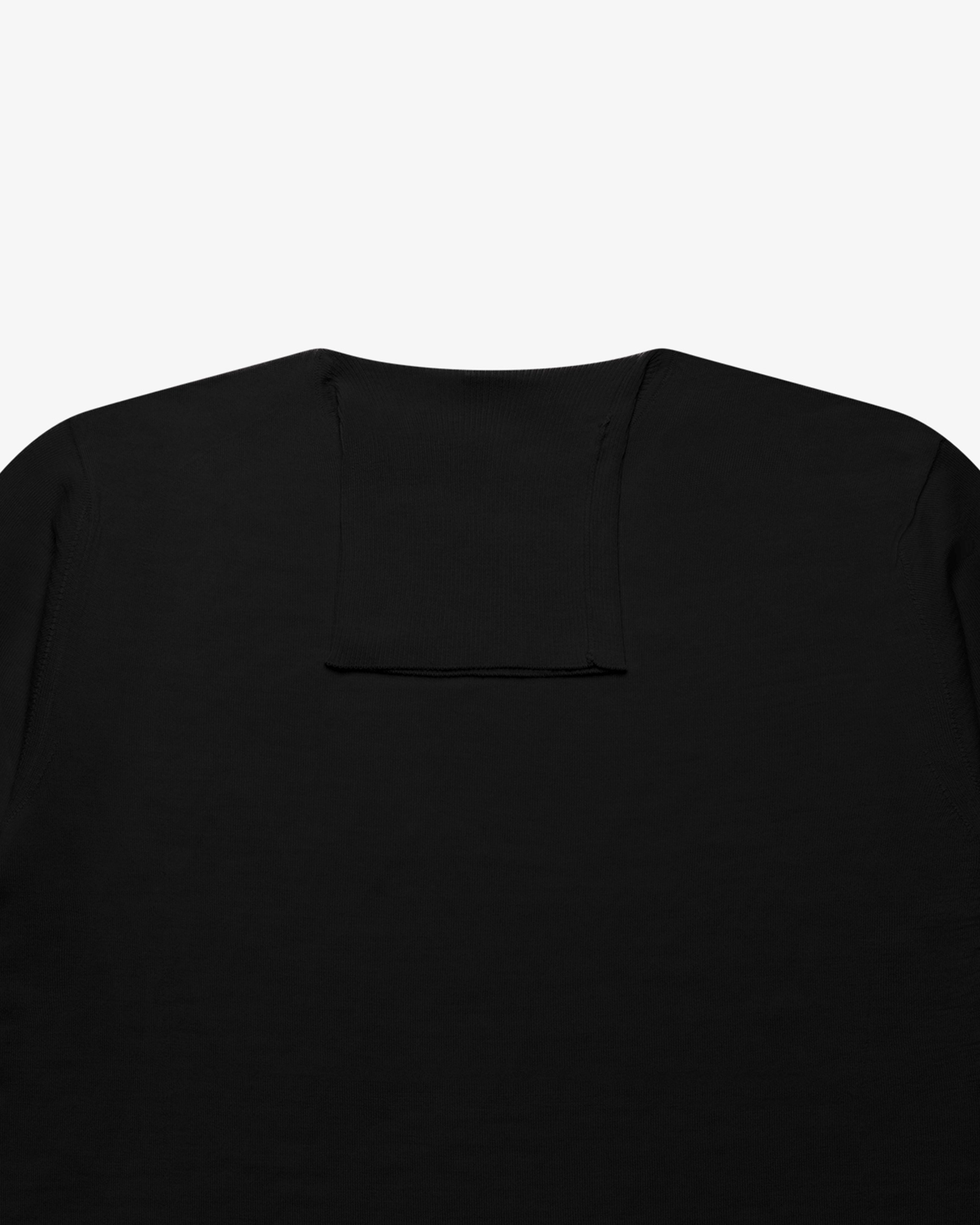 Black Wool Turtleneck Sweater