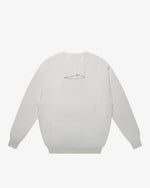 Maglia dolcevita in lana panna