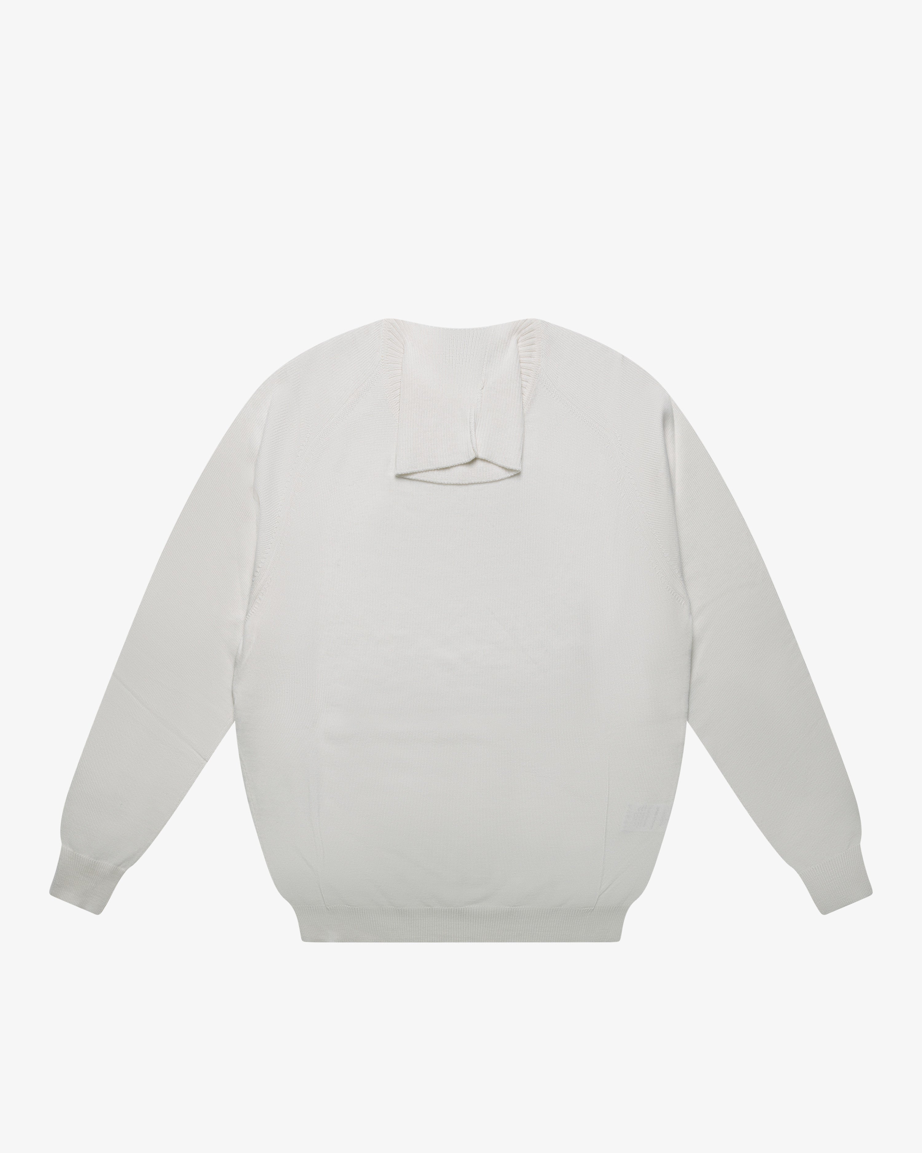 Maglia dolcevita in lana panna