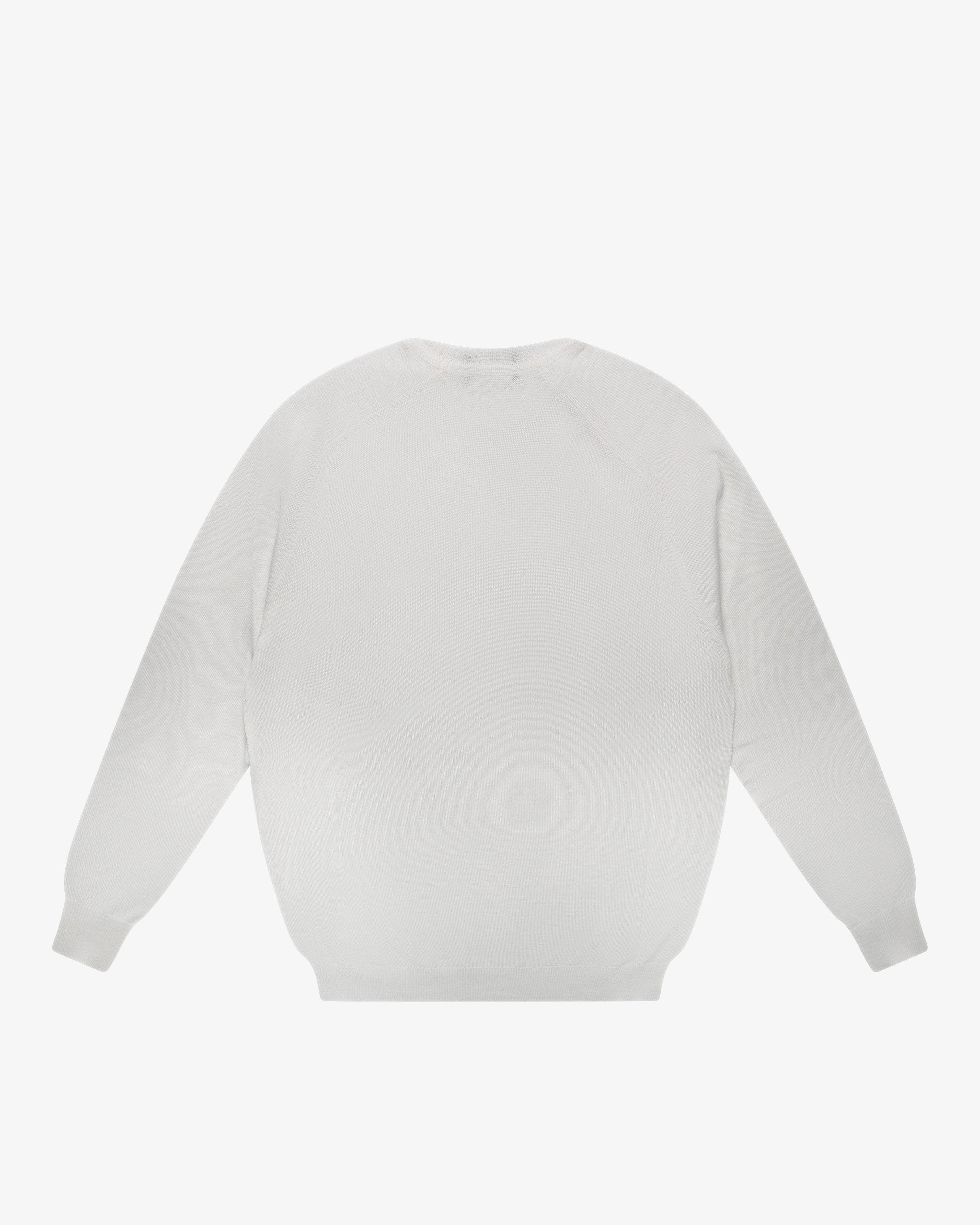 Maglia dolcevita in lana panna