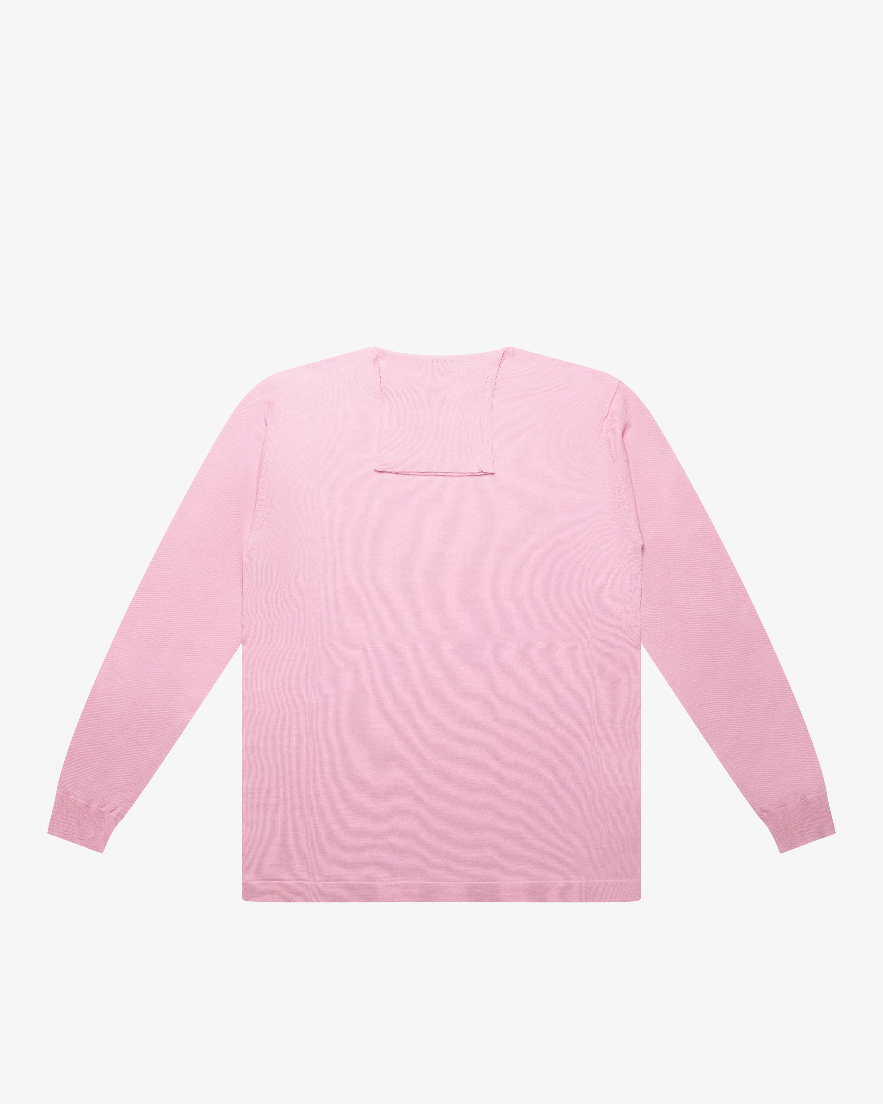 Pink Wool Turtleneck Sweater