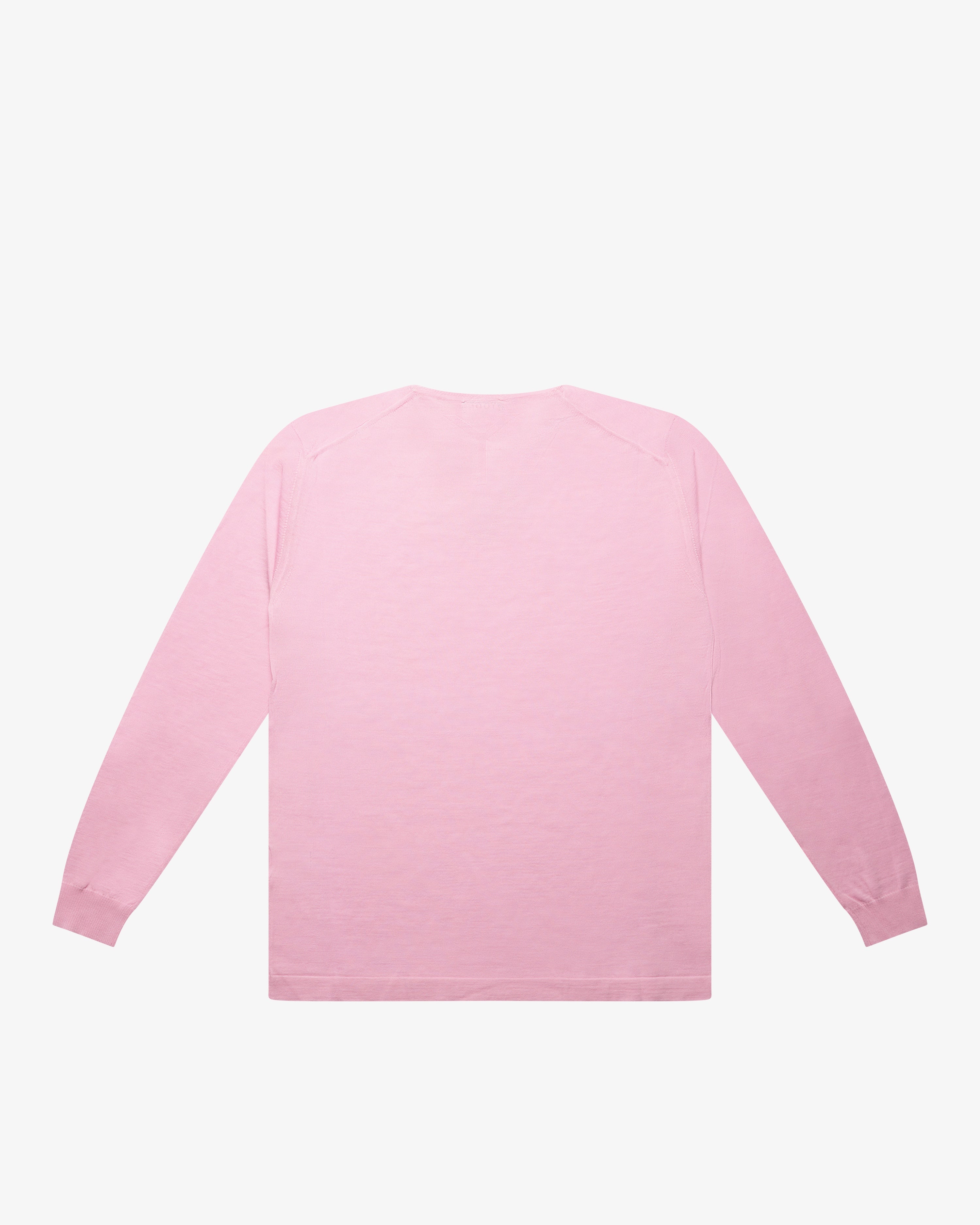 Pink Wool Turtleneck Sweater