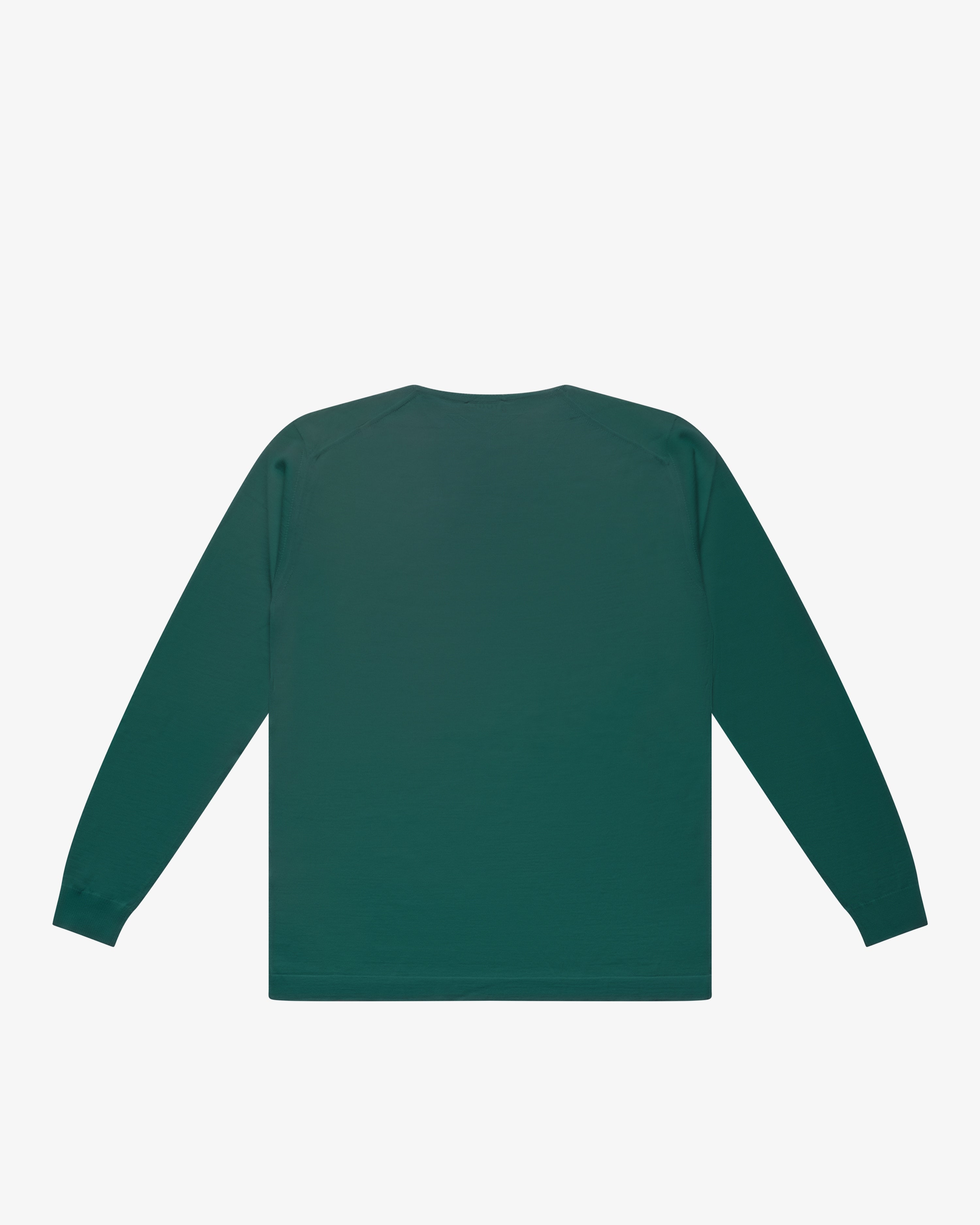Meadow Green Wool Turtleneck Sweater