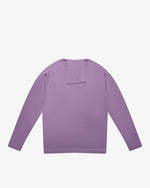 Maglia dolcevita in lana viola chiaro