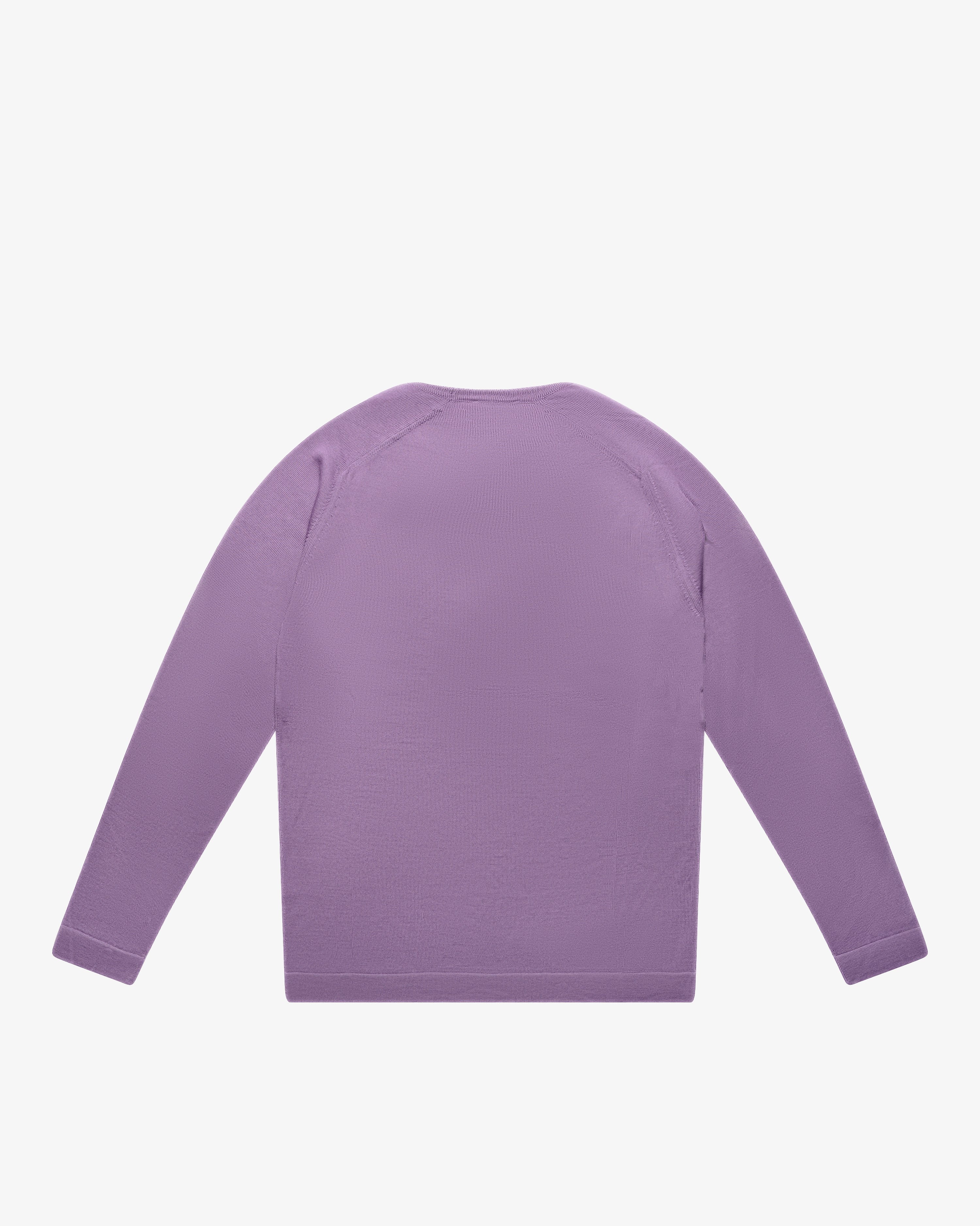 Maglia dolcevita in lana viola chiaro